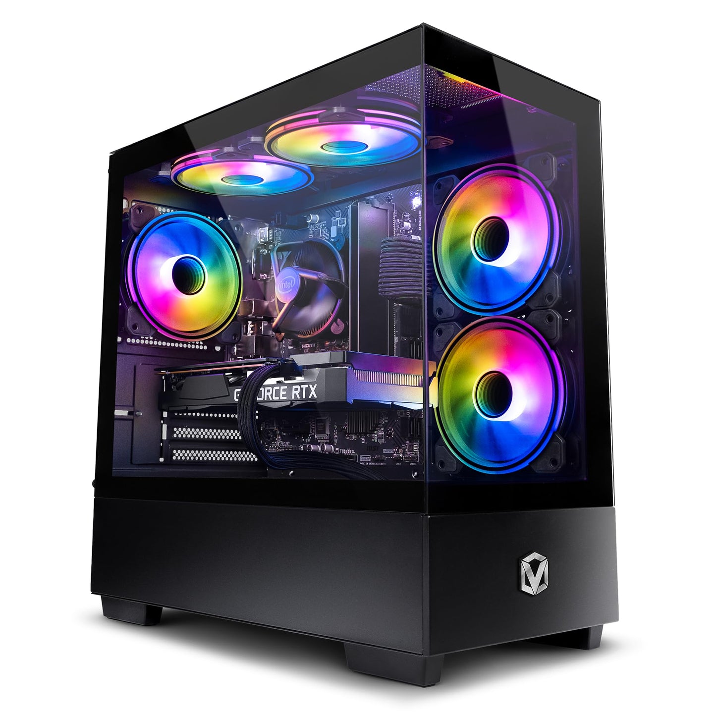 Vibox III-171 PC Gamer - 8 Core Intel i7 9700KF Processeur 4.8GHz - Nvidia RTX 4060 8Go - 16Go RAM - 1To SSD - Windows 11 - WiFi