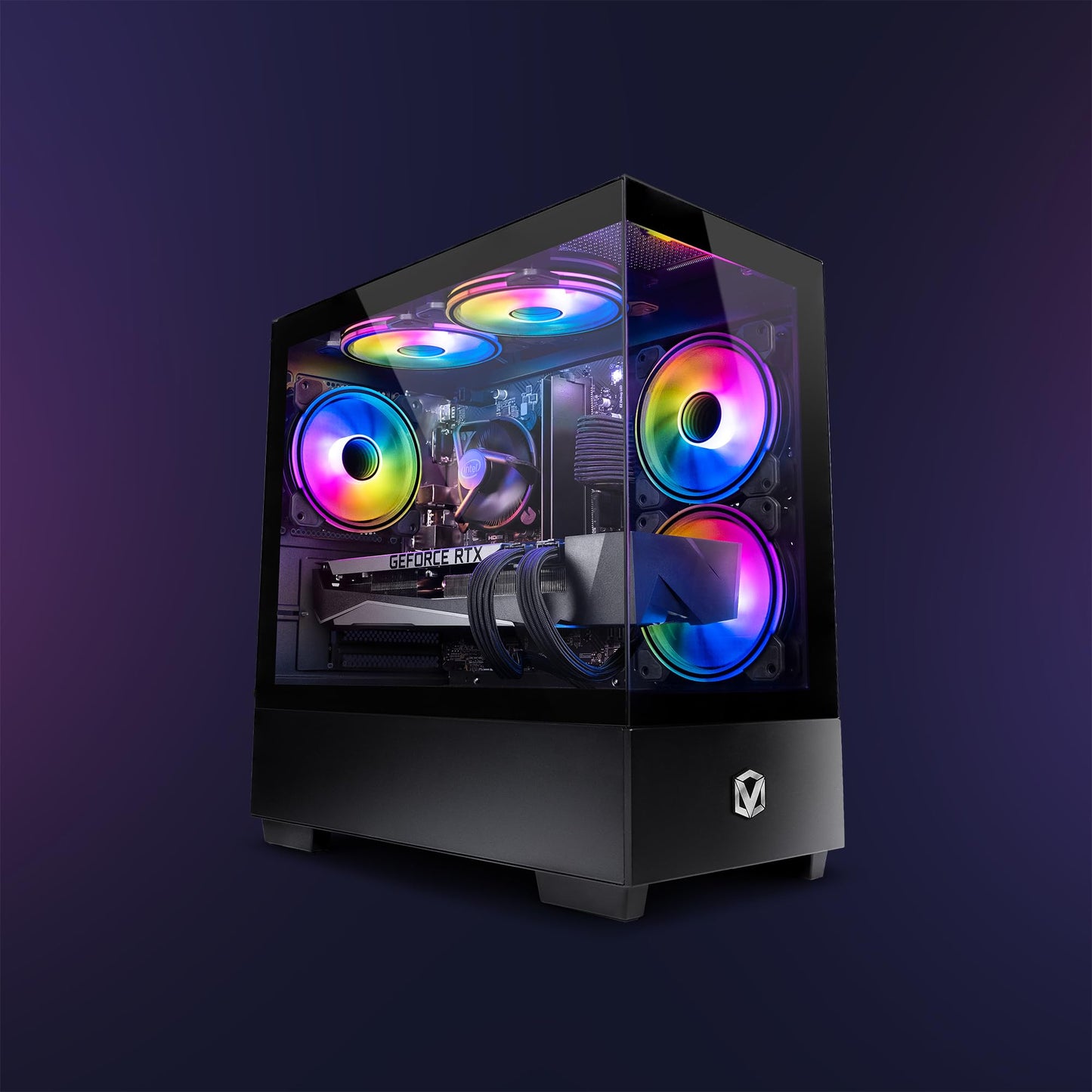 Vibox III-171 PC Gamer - 8 Core Intel i7 9700KF Processeur 4.8GHz - Nvidia RTX 4060 8Go - 16Go RAM - 1To SSD - Windows 11 - WiFi