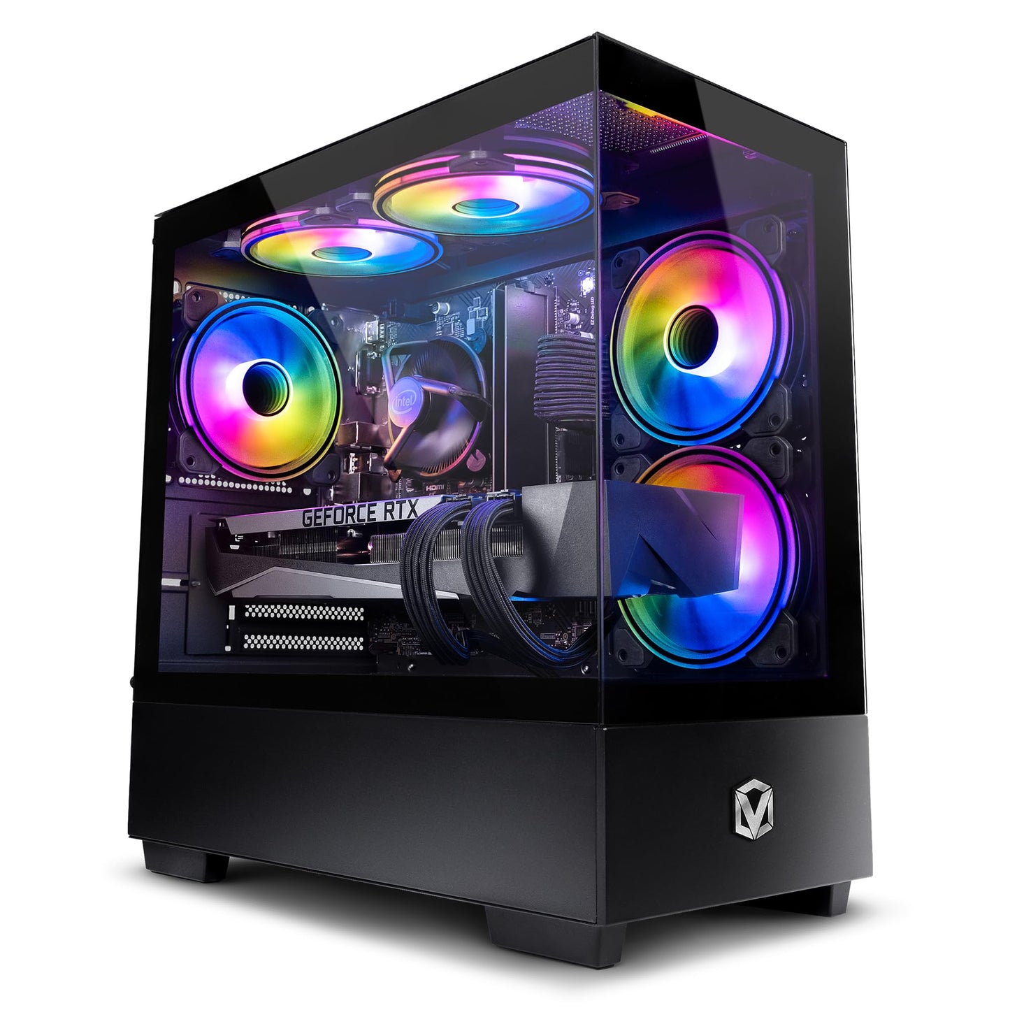 Vibox III-171 PC Gamer - 8 Core Intel i7 9700KF Processeur 4.8GHz - Nvidia RTX 4060 8Go - 16Go RAM - 1To SSD - Windows 11 - WiFi