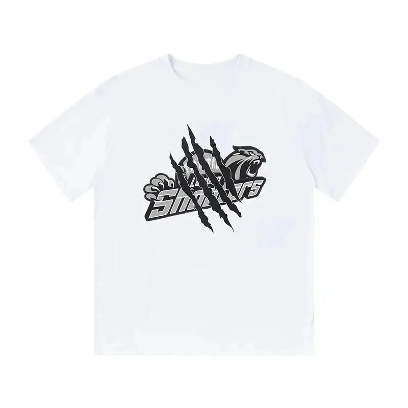 Women's Men's Luxury T-shirt Short-sleeved Outdoor Sports Clothing Printed Street Short Sleeve T-shirt Fashion Loose Casual