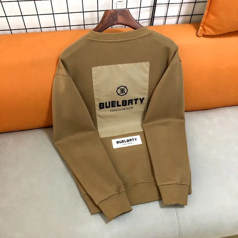 2024 Autumn and Winter Fashion Trend New Cotton Printed Hoodie Men's and Women's Fashion High-end Brand Sports Loose Hoodie