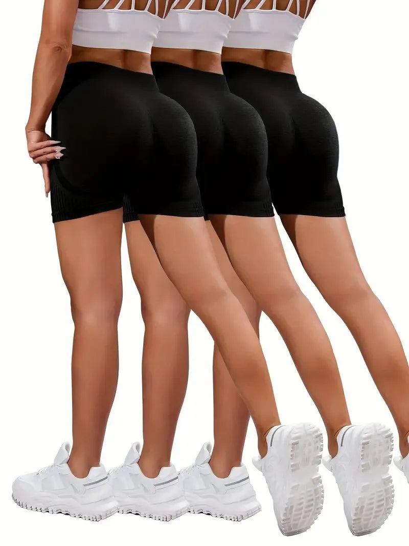 Women Seamless Shorts Leggings Fitness High Waist Push Up Skinny Quick Dry High Elastic Workout Female Sports Yoga Leggings