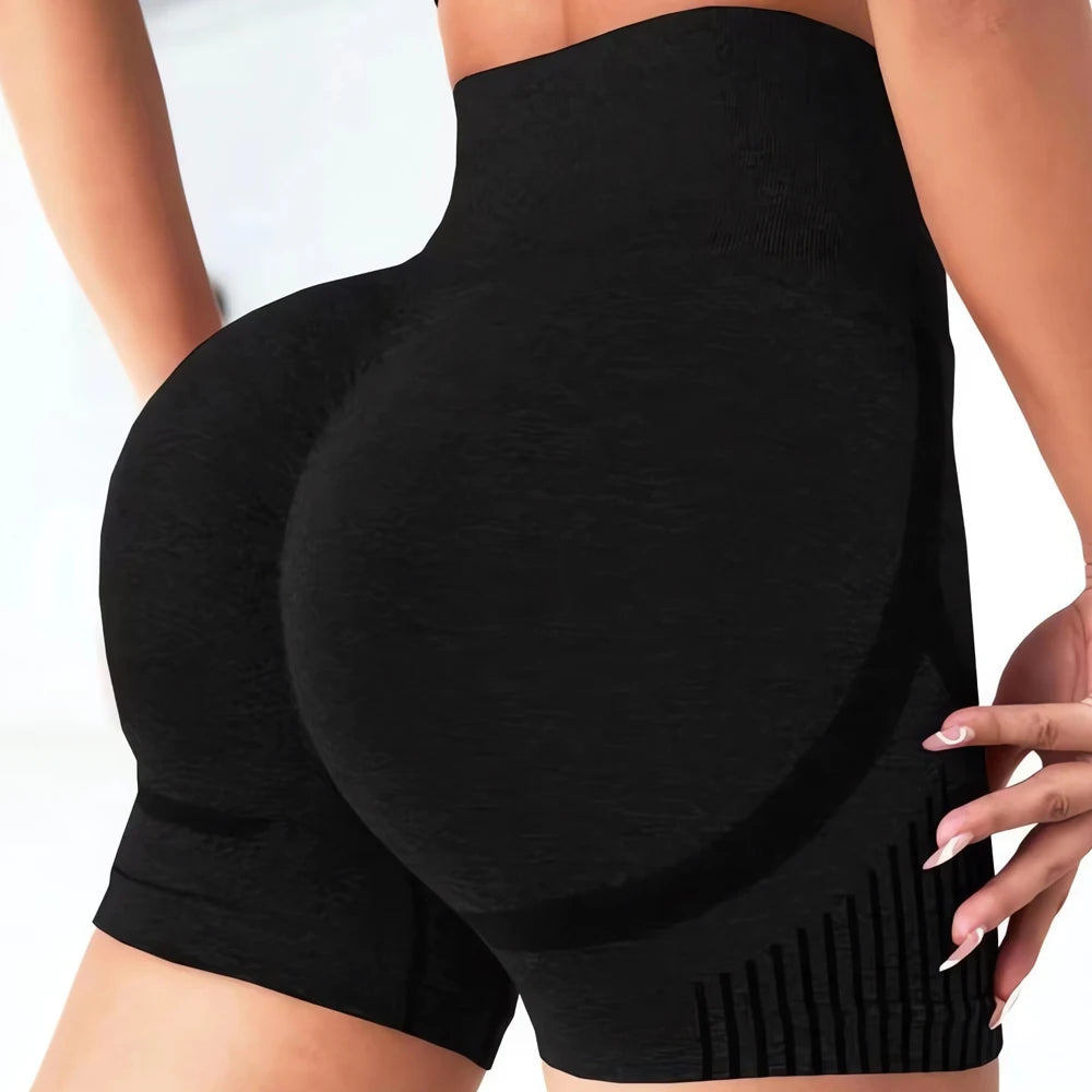 Women Seamless Shorts Leggings Fitness High Waist Push Up Skinny Quick Dry High Elastic Workout Female Sports Yoga Leggings