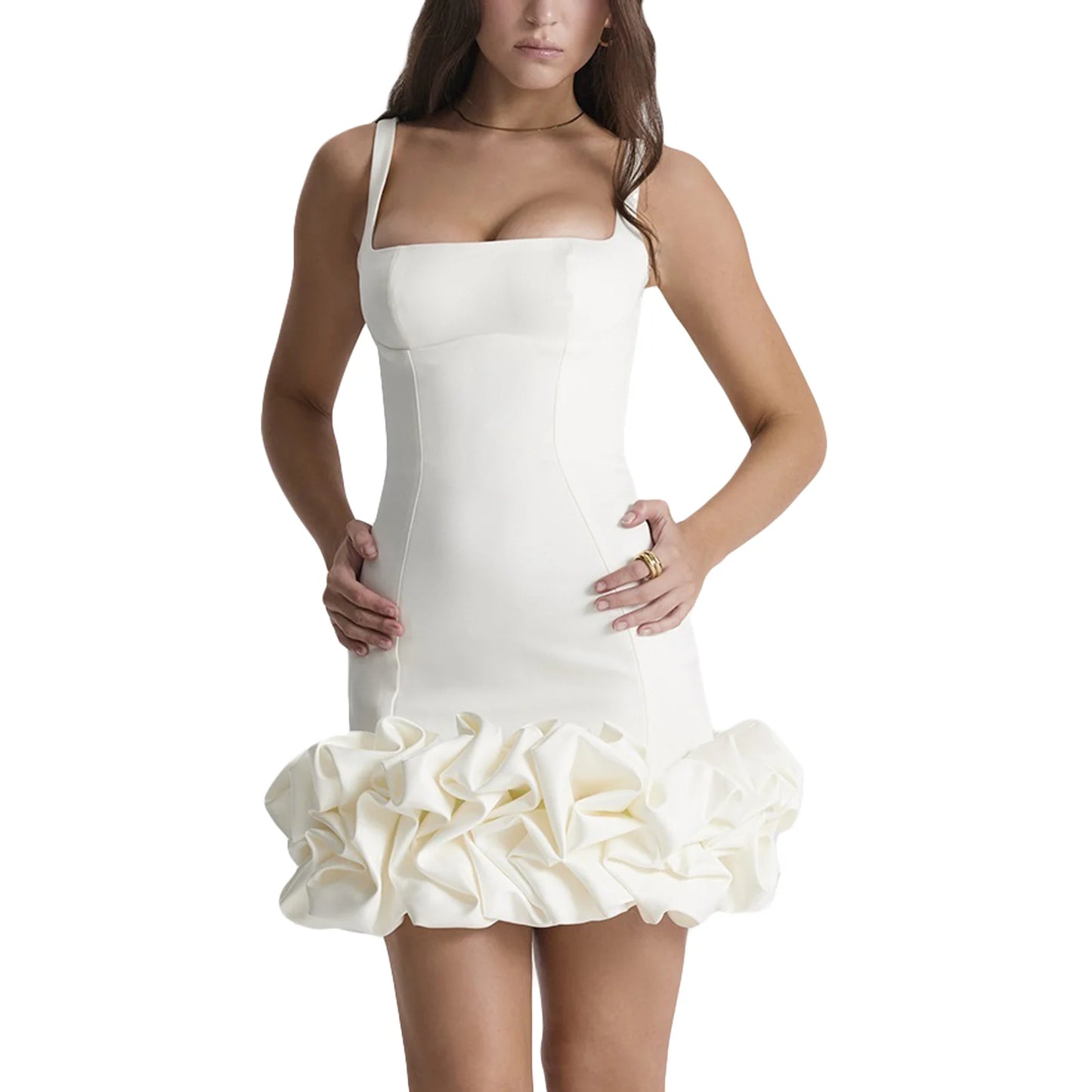 Women Corset Mini Dress Y2k Sleeveless Tight A-Line Short Wedding Guest Dress Cocktail Party Going out Dress