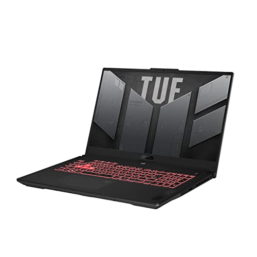 Asus TUF Gaming A17-TUF707NVR-HX014W 17.3" Pouces FHD 144HZz PC Portable (AMD Ryzen 7 7435HS, 16 Go DDR5 5600Mhz, 512 Go SSD, NVIDIA GeForce RTX 4060 TGP140W, Windows 11 Home) - Clavier AZERTY