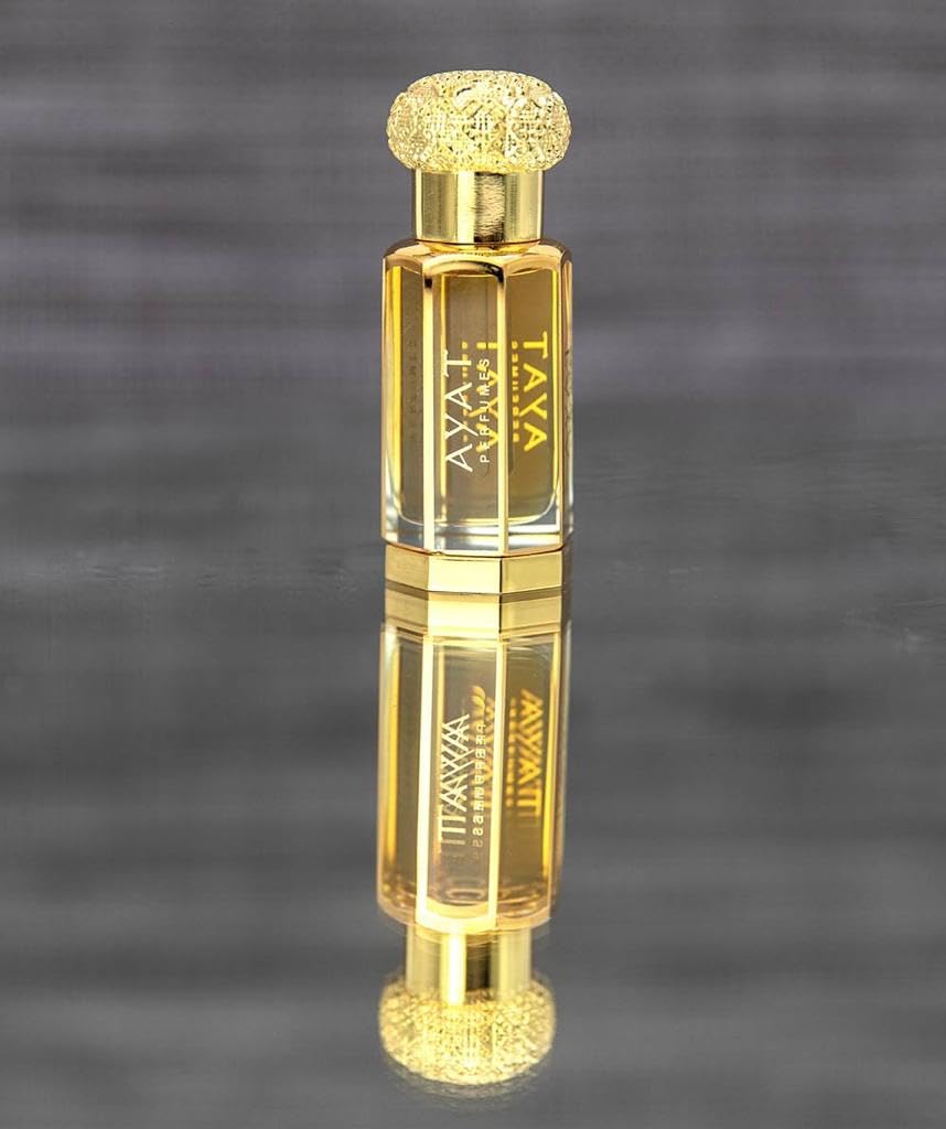 AYAT PERFUMES – Extrait de Parfum 12ml | Jolie Bouteille Dans Une Boîte Élégante | Attar Unisexe Sans Alcool | Huile Parfumée Longue Durée | Senteur Arabian Fabriqué Conçu à Dubaï (Musk Ehsaas)