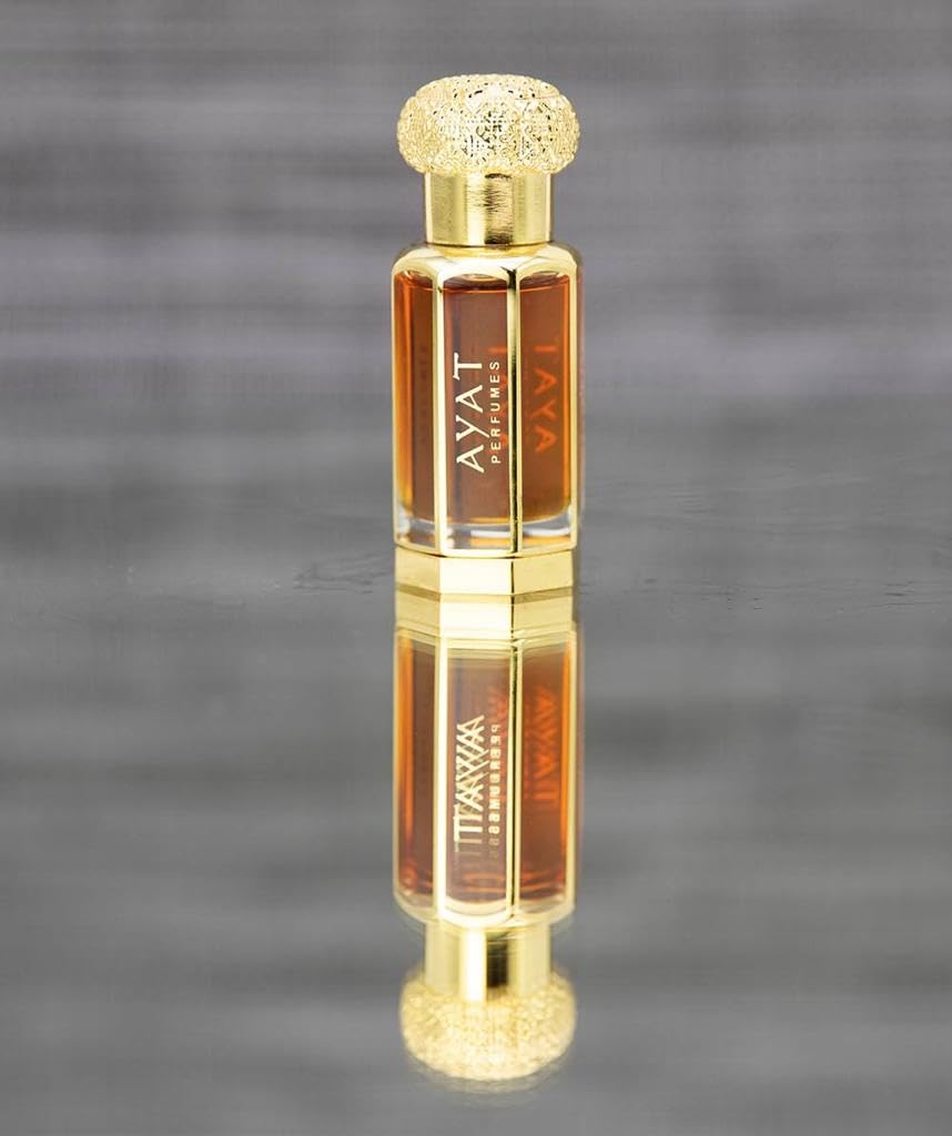 AYAT PERFUMES – Extrait de Parfum 12ml | Jolie Bouteille Dans Une Boîte Élégante | Attar Unisexe Sans Alcool | Huile Parfumée Longue Durée | Senteur Arabian Fabriqué Conçu à Dubaï (Musk Ehsaas)