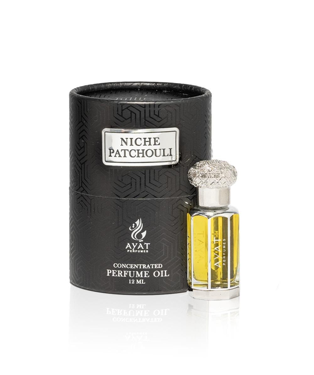 AYAT PERFUMES – Extrait de Parfum 12ml | Jolie Bouteille Dans Une Boîte Élégante | Attar Unisexe Sans Alcool | Huile Parfumée Longue Durée | Senteur Arabian Fabriqué Conçu à Dubaï (Musk Ehsaas)