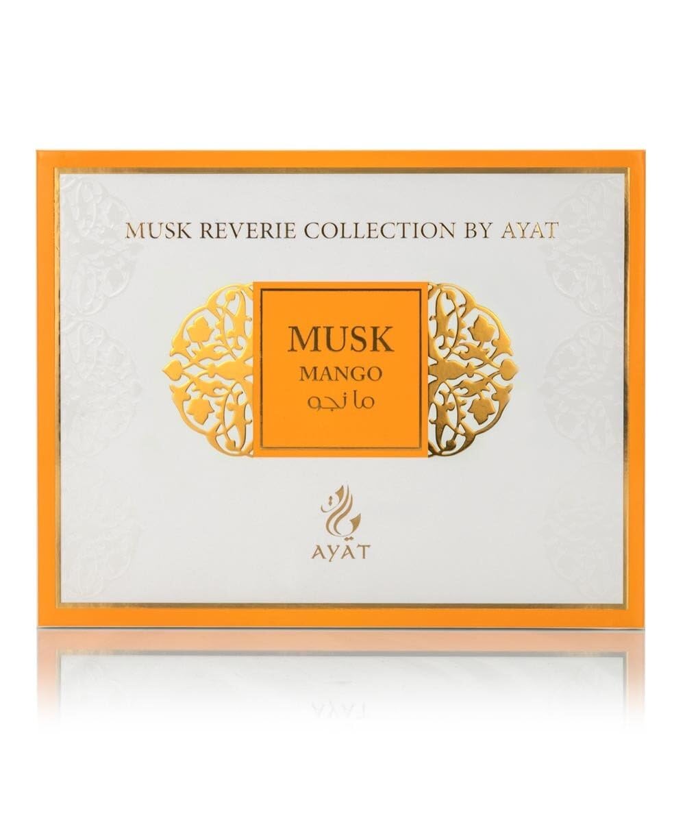 Ayat Perfumes – Coffret Prestige Complet Musk Collection - Eau de Parfum 50ml, Musc 5ml, Huiles Parfumée 12ml & Pommade de 18gr – Parfum Dubai (Musk Pomegranate)