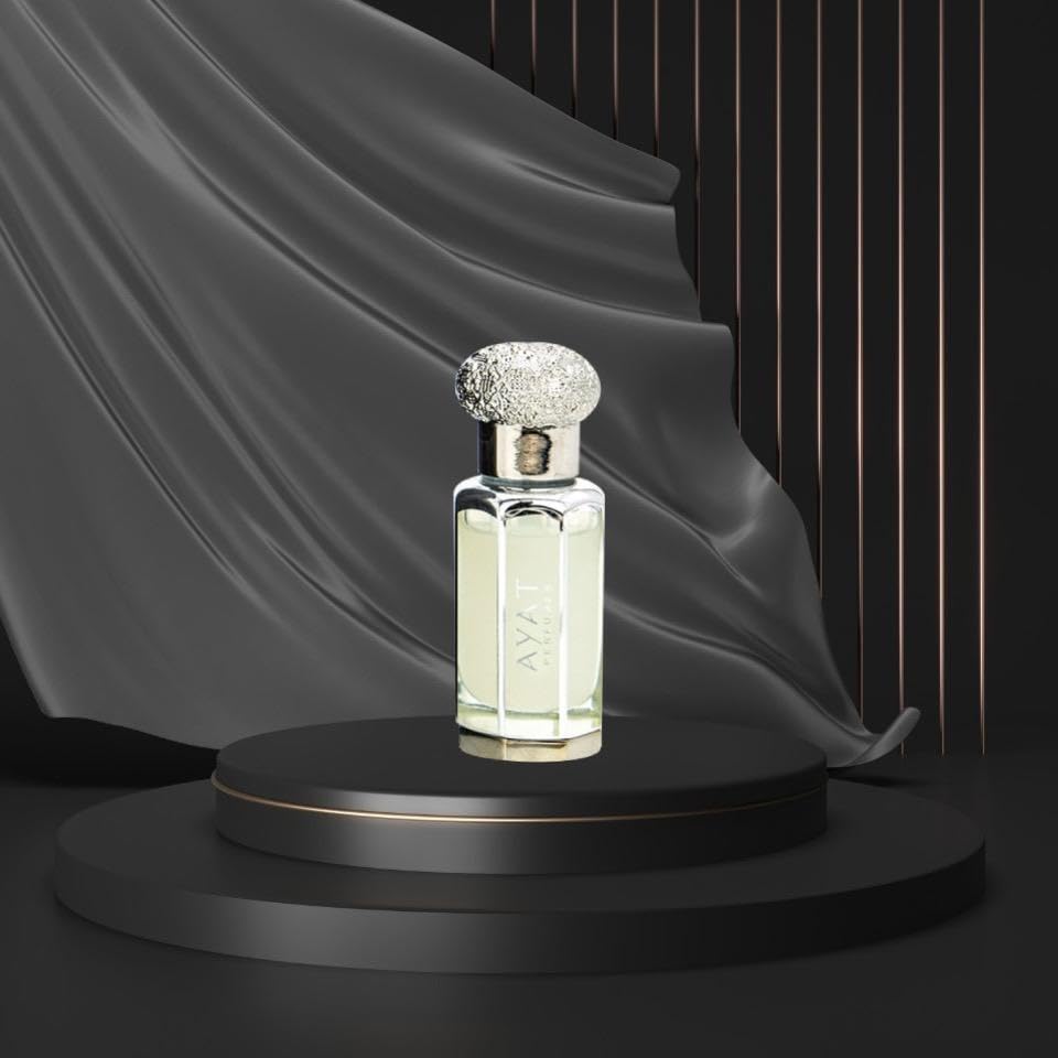 AYAT PERFUMES – Extrait de Parfum 12ml | Jolie Bouteille Dans Une Boîte Élégante | Attar Unisexe Sans Alcool | Huile Parfumée Longue Durée | Senteur Arabian Fabriqué Conçu à Dubaï (Musk Ehsaas)