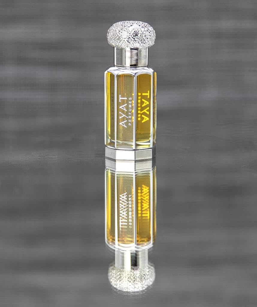 AYAT PERFUMES – Extrait de Parfum 12ml | Jolie Bouteille Dans Une Boîte Élégante | Attar Unisexe Sans Alcool | Huile Parfumée Longue Durée | Senteur Arabian Fabriqué Conçu à Dubaï (Musk Ehsaas)