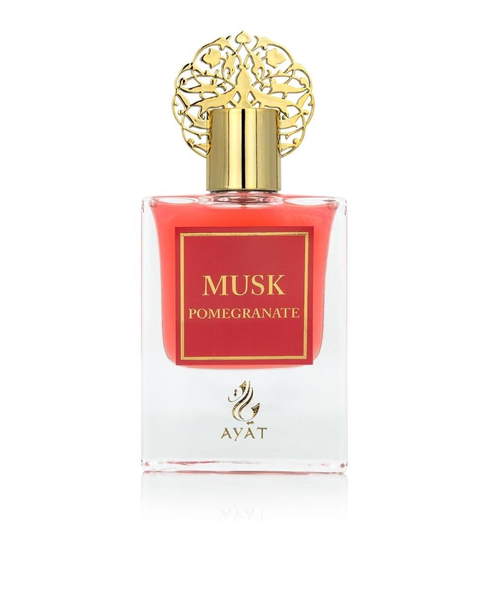 Ayat Perfumes – Coffret Prestige Complet Musk Collection - Eau de Parfum 50ml, Musc 5ml, Huiles Parfumée 12ml & Pommade de 18gr – Parfum Dubai (Musk Pomegranate)