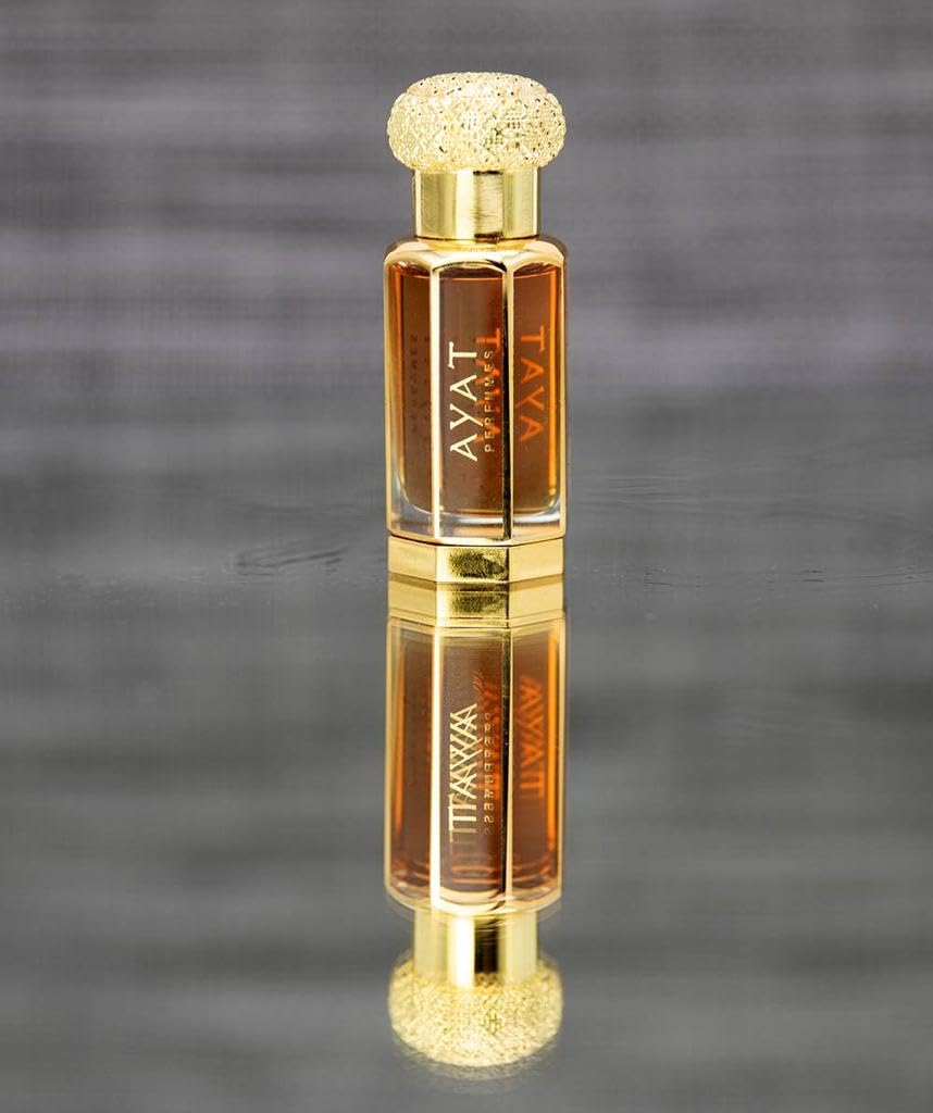 AYAT PERFUMES – Extrait de Parfum 12ml | Jolie Bouteille Dans Une Boîte Élégante | Attar Unisexe Sans Alcool | Huile Parfumée Longue Durée | Senteur Arabian Fabriqué Conçu à Dubaï (Musk Ehsaas)