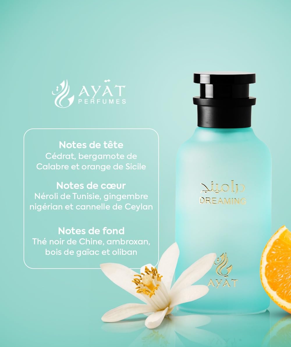 AYAT PERFUMES - Eau de Parfum L'Eternité 100ml Fragrance de Dubai Pour Les Hommes et Les Femmes - Parfum Femmes et Hommes - Cadeaux Idéal (L'Eternité)