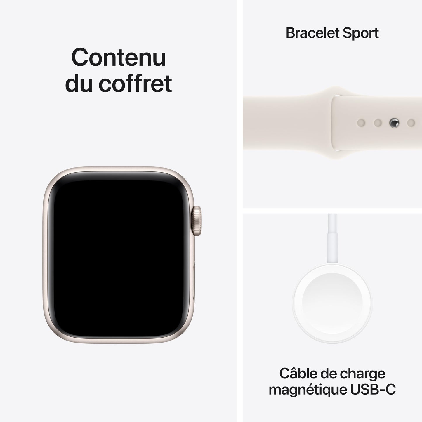 Apple Watch SE (2ᵉ gén) 44 mm GPS + Cellular Montre connectée avec Boîtier en aluminium minuit et Bracelet Sport minuit (M/L). Suivi activité et sommeil, détection accidents, suivi fréquence cardiaque