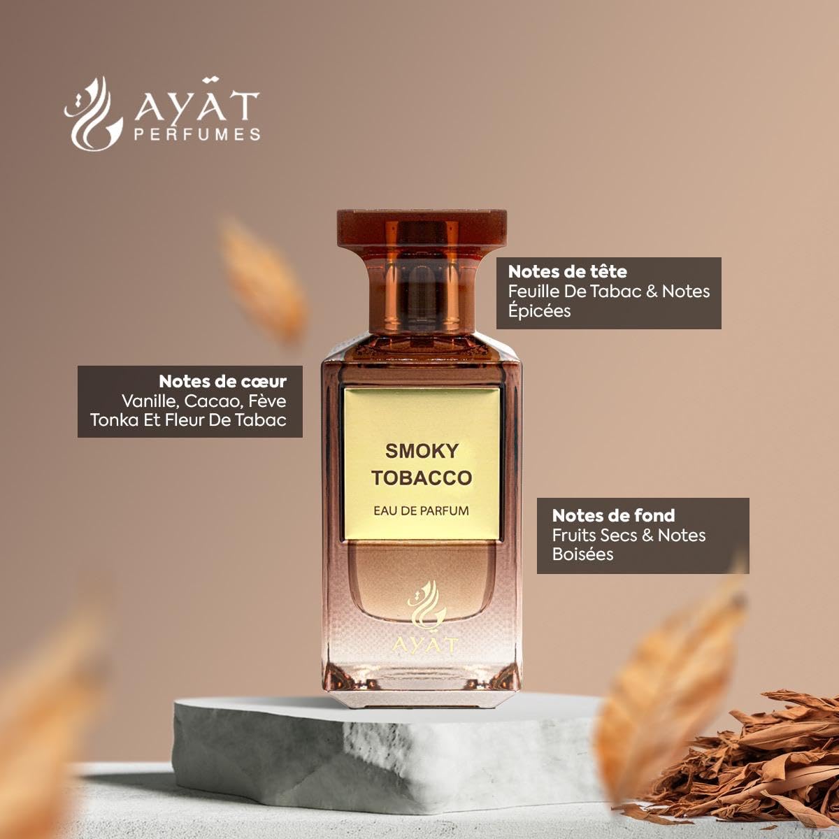 AYAT PERFUMES – Eau De Parfum 80ml de Dubaï Senteur Orientale & Fruitée – Parfum pour Femme et Homme - Une Fragrance Sensuel, Intemporel et Moderne - Unisexe (Shiny Peach)