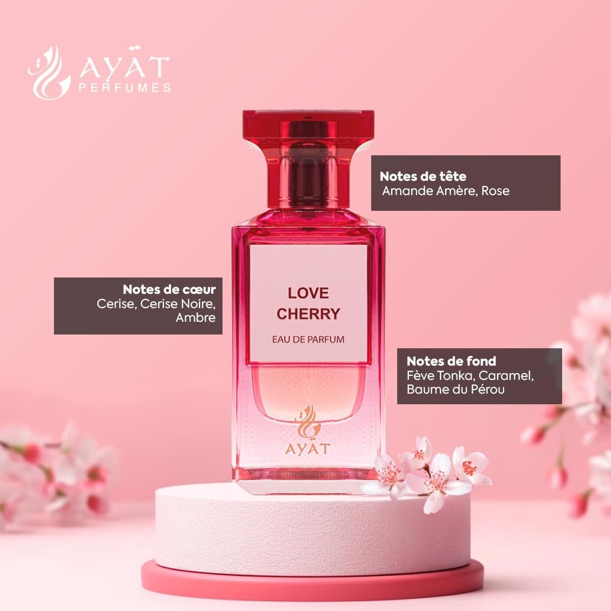 AYAT PERFUMES – Eau De Parfum 80ml de Dubaï Senteur Orientale & Fruitée – Parfum pour Femme et Homme - Une Fragrance Sensuel, Intemporel et Moderne - Unisexe (Shiny Peach)