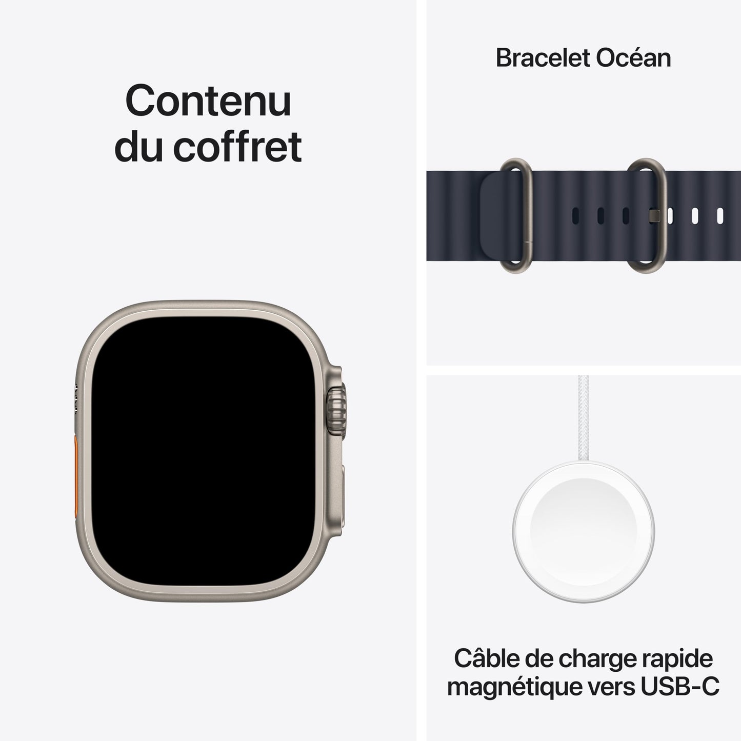 Apple Watch Ultra 2 (49 mm GPS + Cellular) Montre de Sport connectée avec Boîtier en Titane Naturel et Bracelet Milanais Titane Naturel (Medium). Suivi de l’activité, Neutre en Carbone