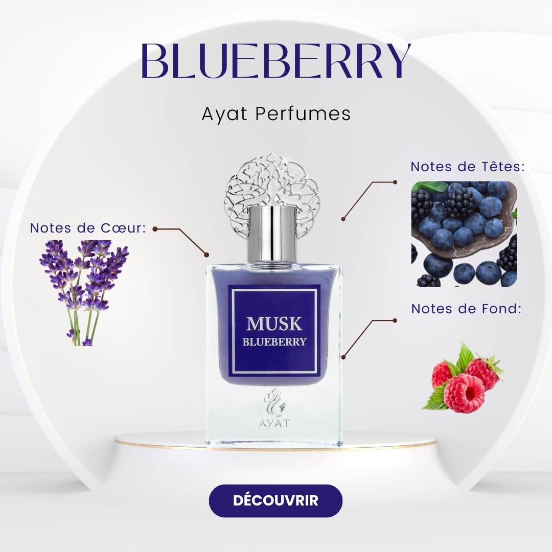 Ayat Perfumes – Coffret Prestige Complet Musk Collection - Eau de Parfum 50ml, Musc 5ml, Huiles Parfumée 12ml & Pommade de 18gr – Parfum Dubai (Musk Pomegranate)