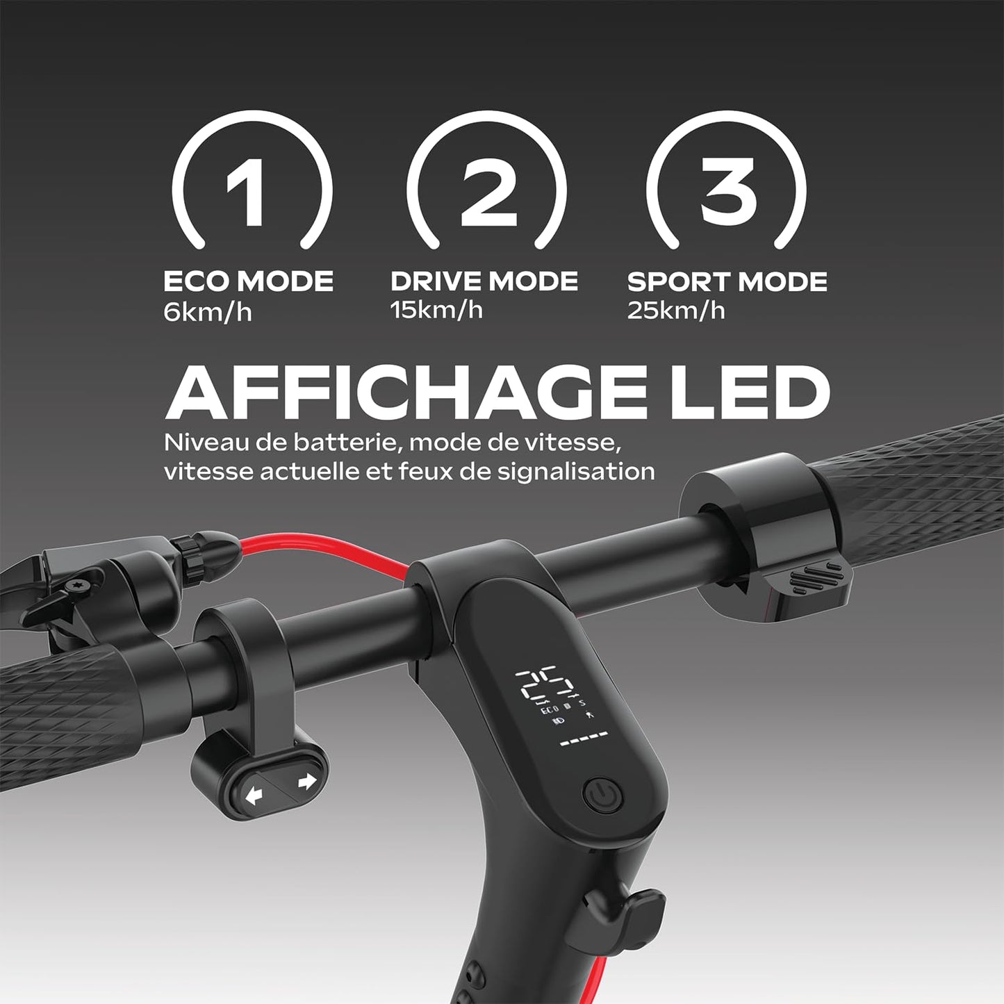 UrbanGlide Trottinette électrique Ride 85 Lite 400w 8,5"