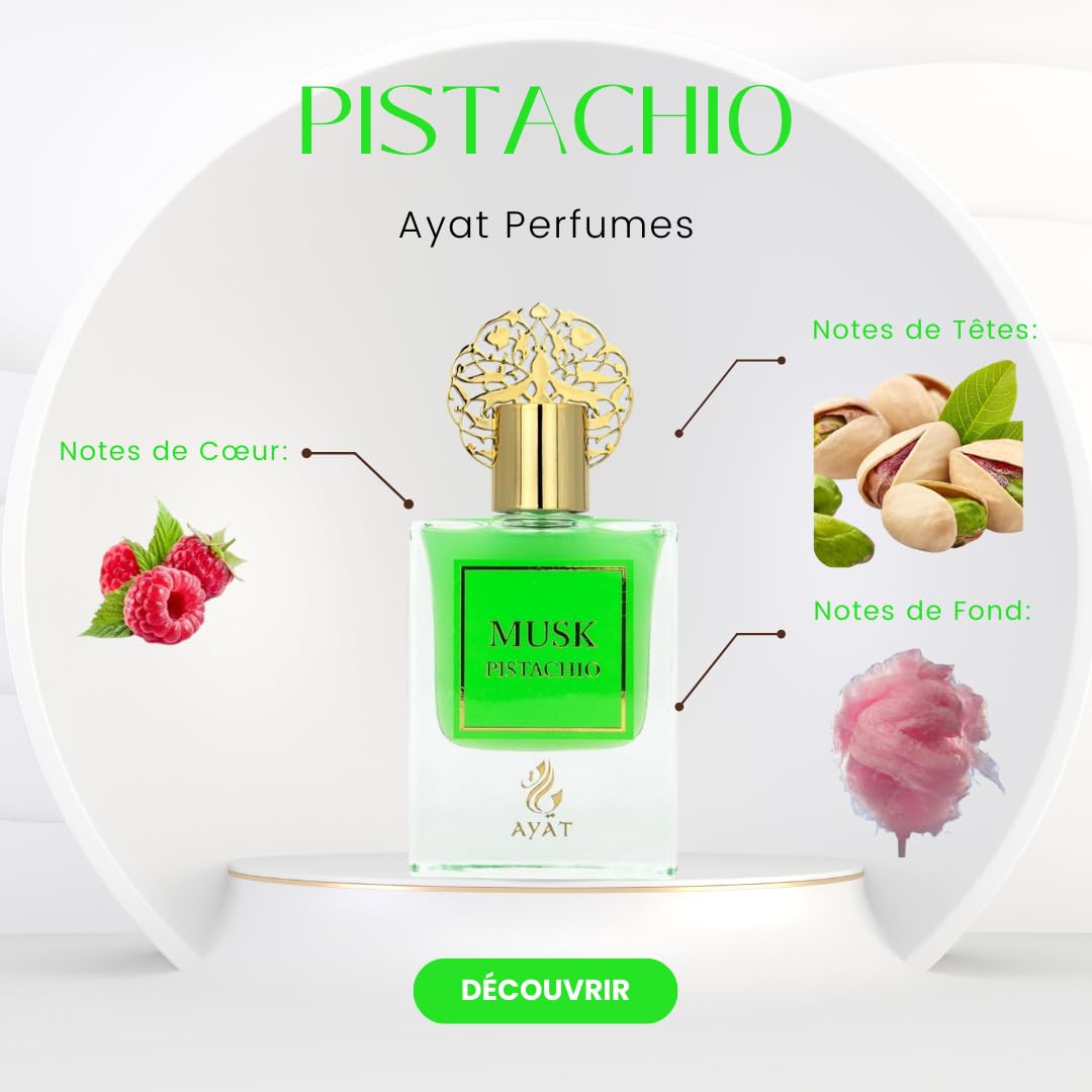 Ayat Perfumes – Coffret Prestige Complet Musk Collection - Eau de Parfum 50ml, Musc 5ml, Huiles Parfumée 12ml & Pommade de 18gr – Parfum Dubai (Musk Pomegranate)