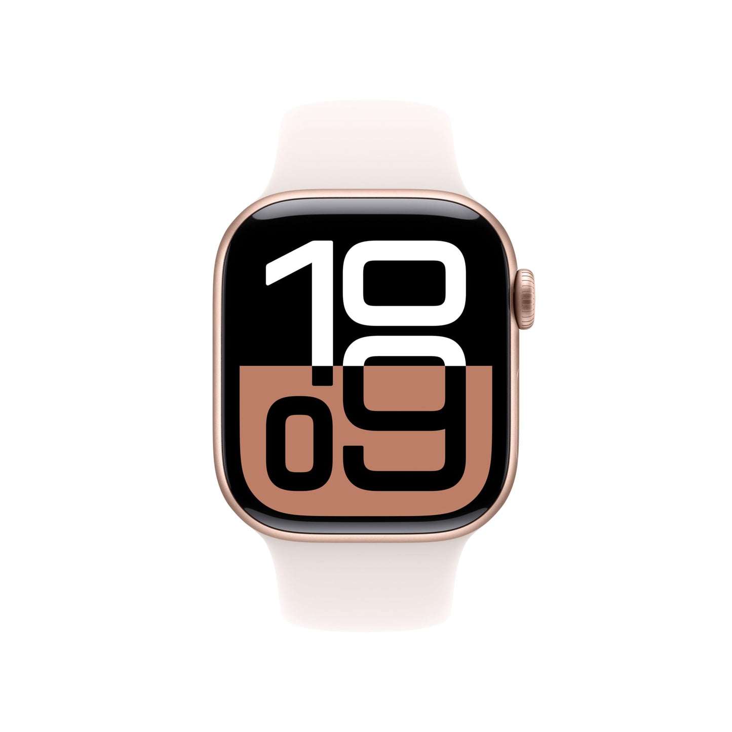 Apple Watch Series 10 (46 mm GPS) Montre connectée avec Boîtier en Aluminium Noir de Jais et Bracelet Sport Noir (S/M). Suivi de l’activité Physique, app ECG, écran Retina Toujours activé