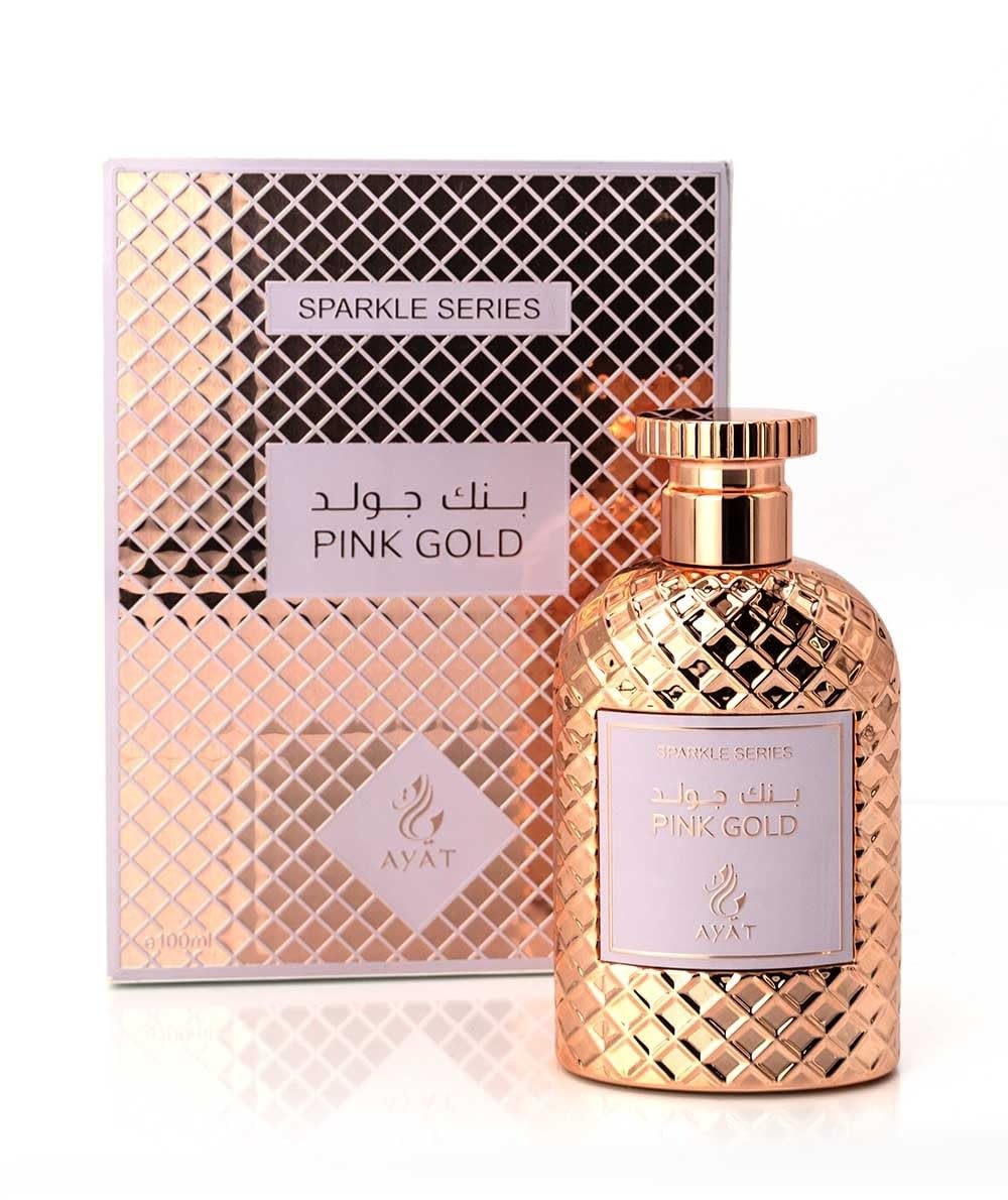 AYAT PERFUMES Eau de Parfum SPARKLE SERIES 100 ml Senteur Arabian Pour Les Femmes - Une Fragrance Sensuel Orientale Conçu et Fabriqué à Dubaï - Pink Gold