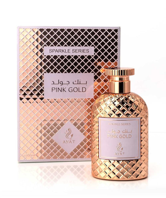 AYAT PERFUMES Eau de Parfum SPARKLE SERIES 100 ml Senteur Arabian Pour Les Femmes - Une Fragrance Sensuel Orientale Conçu et Fabriqué à Dubaï - Pink Gold