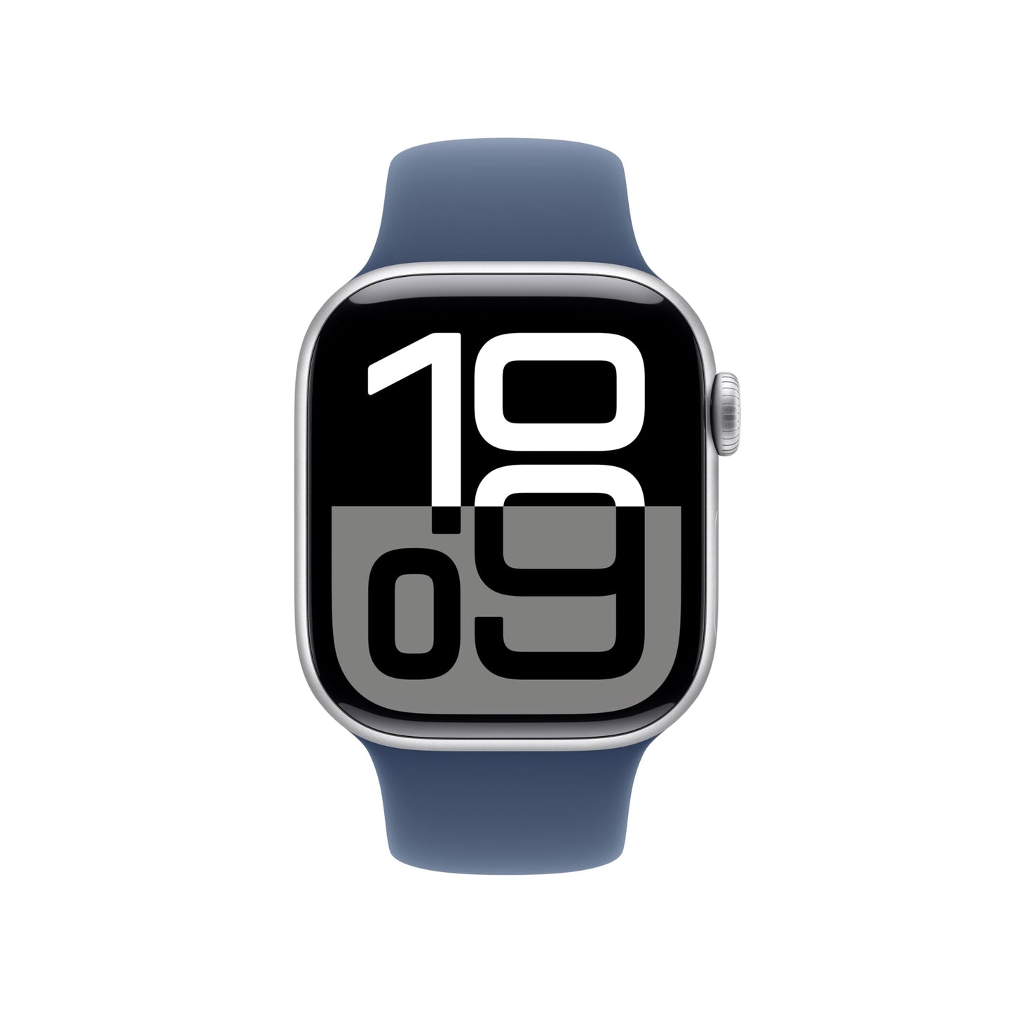 Apple Watch Series 10 (46 mm GPS) Montre connectée avec Boîtier en Aluminium Noir de Jais et Bracelet Sport Noir (S/M). Suivi de l’activité Physique, app ECG, écran Retina Toujours activé