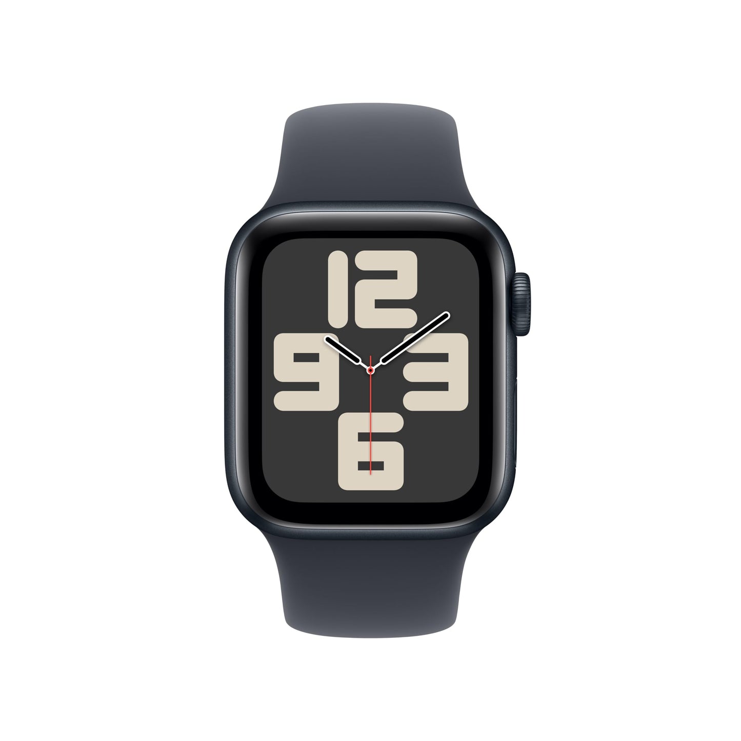 Apple Watch SE (2ᵉ gén) 44 mm GPS + Cellular Montre connectée avec Boîtier en aluminium minuit et Bracelet Sport minuit (M/L). Suivi activité et sommeil, détection accidents, suivi fréquence cardiaque