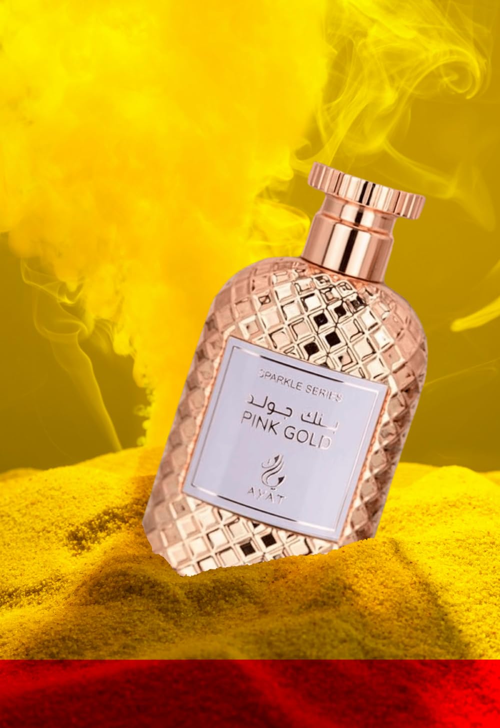 AYAT PERFUMES Eau de Parfum SPARKLE SERIES 100 ml Senteur Arabian Pour Les Femmes - Une Fragrance Sensuel Orientale Conçu et Fabriqué à Dubaï - Pink Gold