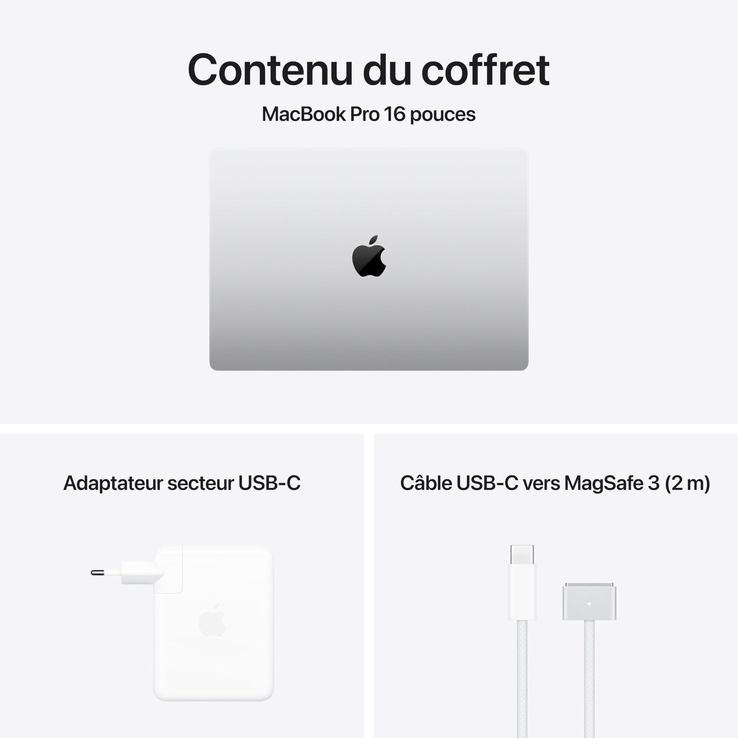 Apple MacBook Pro Ordinateur Portable avec Puce M4 Max, CPU 14 cœurs et GPU 20 cœurs : Conçu pour Apple Intelligence, Écran Liquid Retina XDR 16,2″, 24 Go de mémoire unifiée; 512Go SSD ; Argent