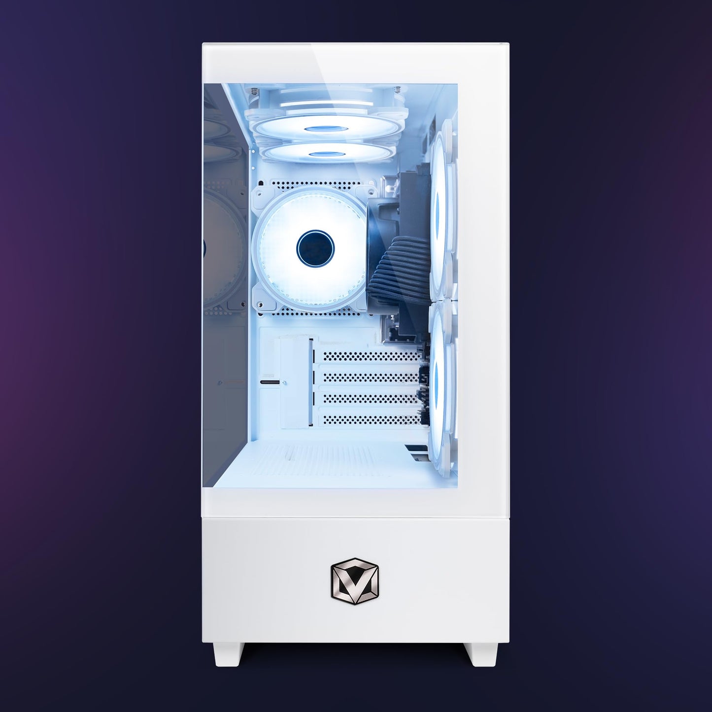 Vibox I-110 PC Gamer - 22" Écran Pack - Quad Core AMD Ryzen 3200G Processeur 4GHz - Radeon Vega 8 Graphique - 16Go RAM - 500Go NVMe SSD - Linux OS - WiFi