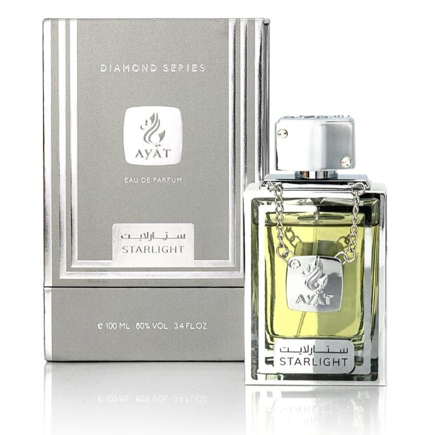 Ayat Perfumes - Eau De Parfum Diamond Series 100ml Parfum pour Homme - Parfum Dubai - Fabriqué aux Émirats Arabes Unis - Une Fragrance Sensuel Orientale (BLACK AMSTERDAM)