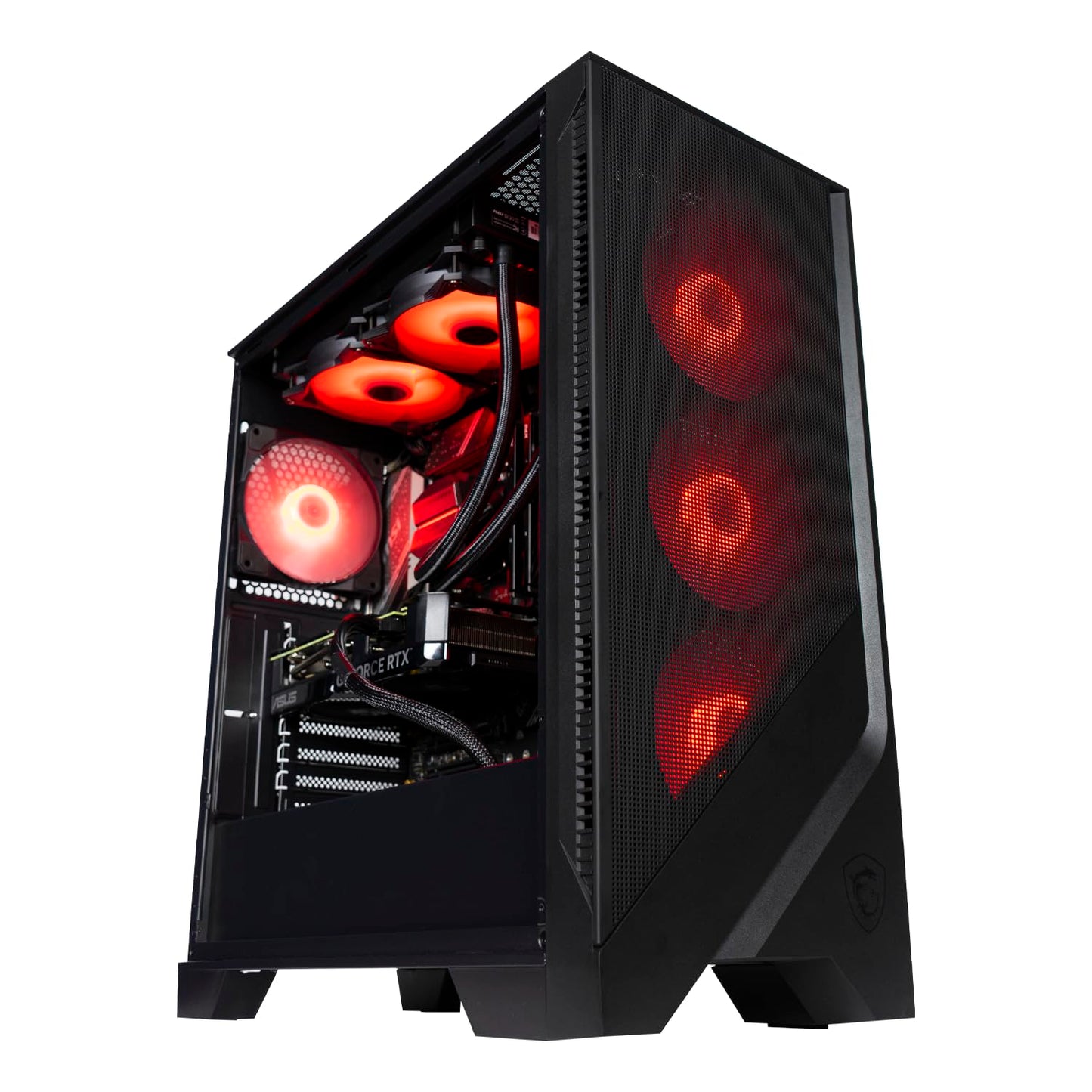 BREUNOR Avalon - Ordinateur de Bureau Gaming i7 12700F 12 cœurs jusqu'à 4,90 GHz, RTX 4060Ti 8Go, RAM 32Go DDR4 3600MHz, SSD NVMe 1000Go, Watercooling CPU 240mm, Windows 11 Pro, Pc Gamer i7