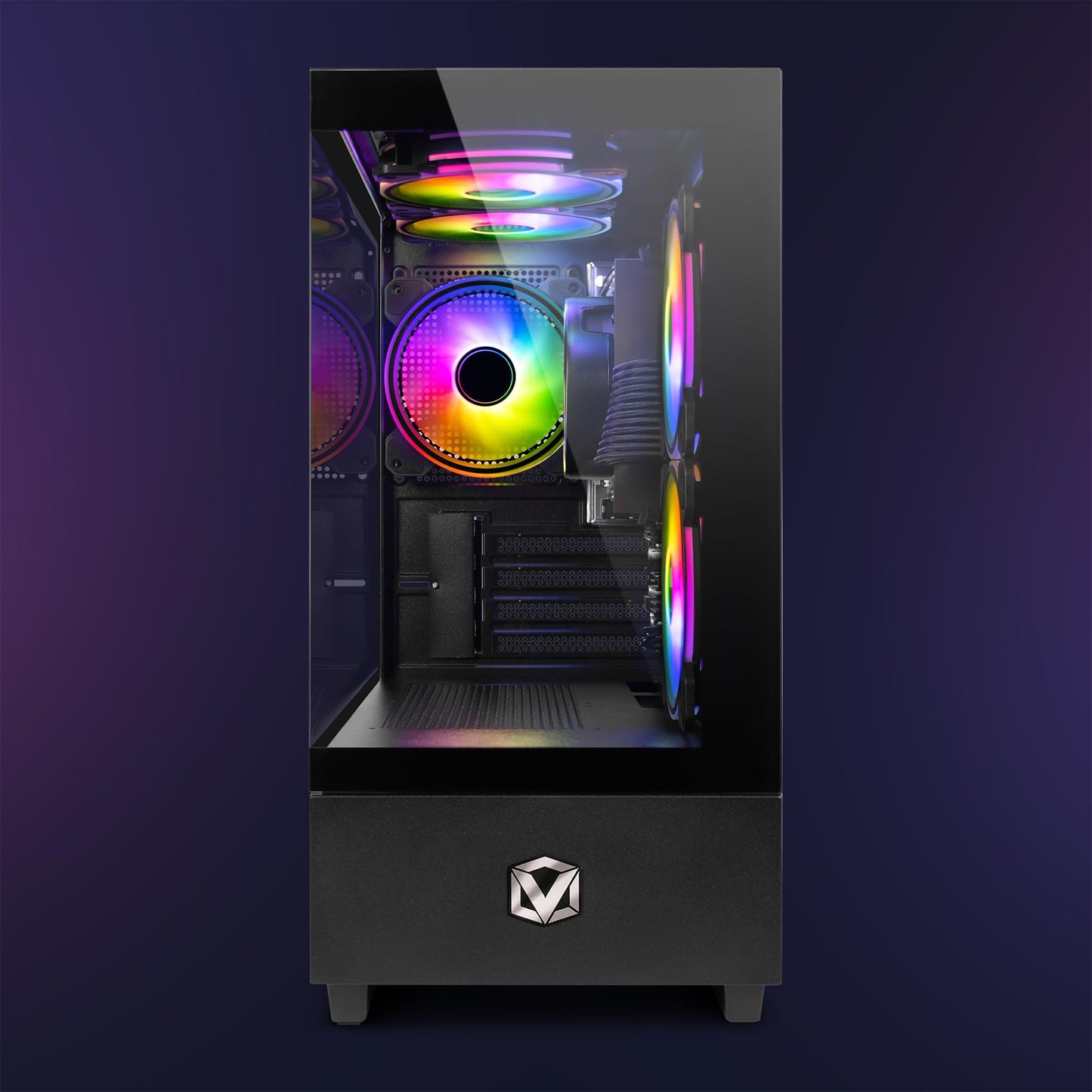 Vibox I-110 PC Gamer - 22" Écran Pack - Quad Core AMD Ryzen 3200G Processeur 4GHz - Radeon Vega 8 Graphique - 16Go RAM - 500Go NVMe SSD - Linux OS - WiFi