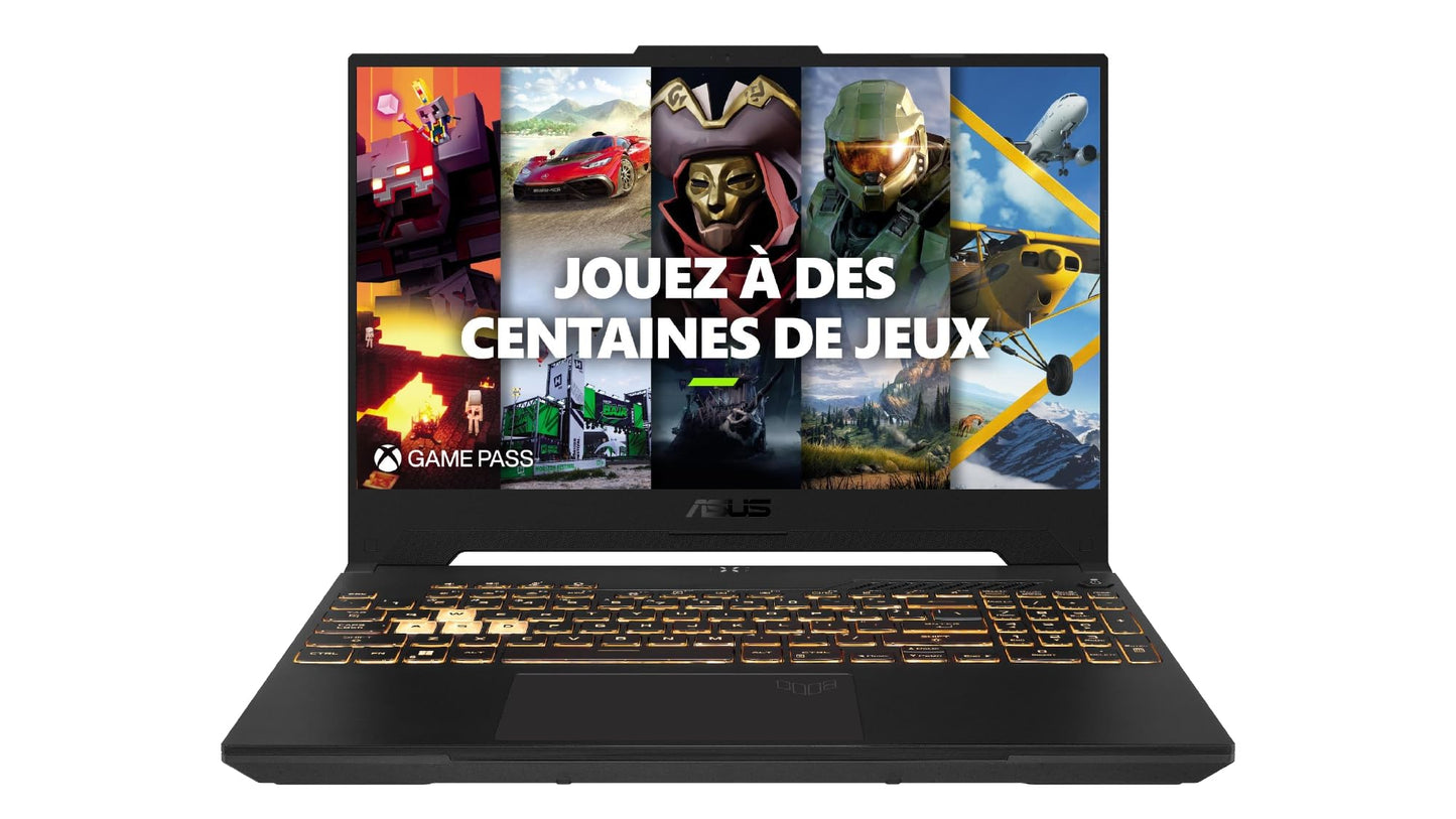 Asus TUF Gaming A17-TUF707NVR-HX014W 17.3" Pouces FHD 144HZz PC Portable (AMD Ryzen 7 7435HS, 16 Go DDR5 5600Mhz, 512 Go SSD, NVIDIA GeForce RTX 4060 TGP140W, Windows 11 Home) - Clavier AZERTY