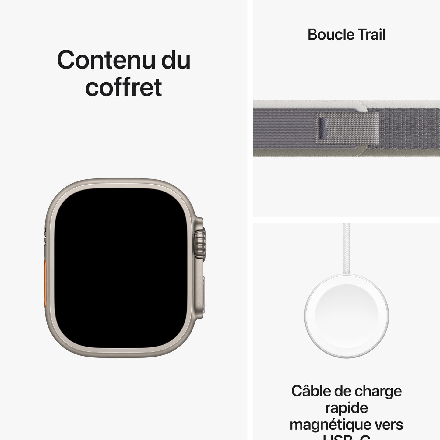 Apple Watch Ultra 2 (49 mm GPS + Cellular) Montre de Sport connectée avec Boîtier en Titane Naturel et Bracelet Milanais Titane Naturel (Medium). Suivi de l’activité, Neutre en Carbone