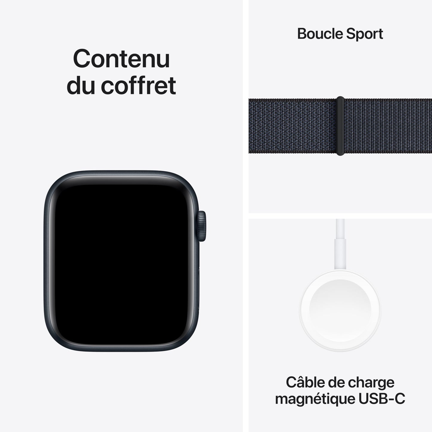 Apple Watch SE (2ᵉ génération) 40 mm GPS Montre connectée avec Boîtier en Aluminium lumière stellaire et Bracelet Sport lumière stellaire (S/M). Suivi activité et Sommeil, détection Accidents