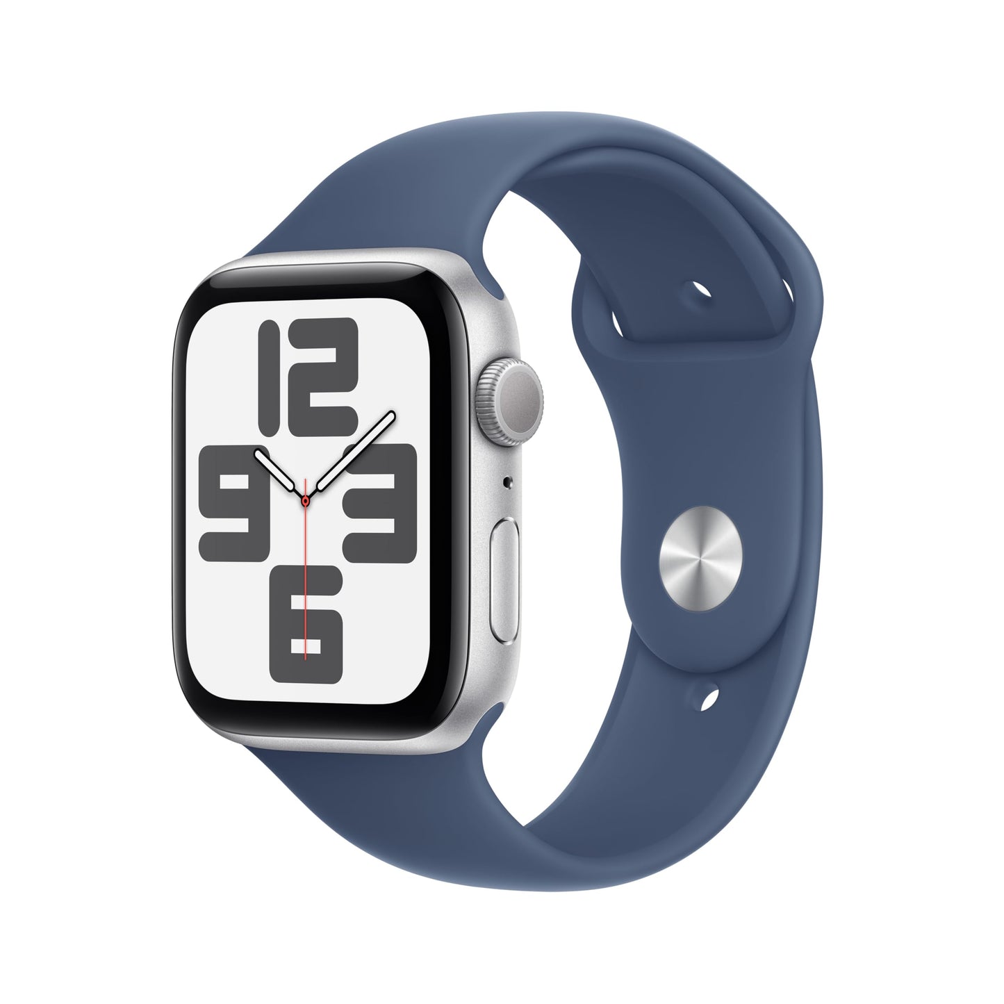 Apple Watch SE (2ᵉ génération) 40 mm GPS Montre connectée avec Boîtier en Aluminium lumière stellaire et Bracelet Sport lumière stellaire (S/M). Suivi activité et Sommeil, détection Accidents