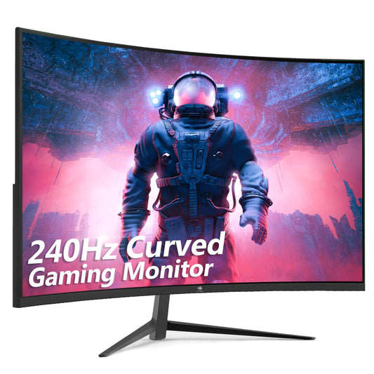 Z-Edge Ecran Pc Gamer Incurvé 27'' 240 Hz, 1ms MPRT, FHD(1920x1080), FreeSync, Moniteur Gaming LED 16:9 avec HDMI Câble, Inclinaison Réglable, 1500R, 350cd/m², 2* HDMI2.0 & 2* DP1.2, 178° Angle Vue