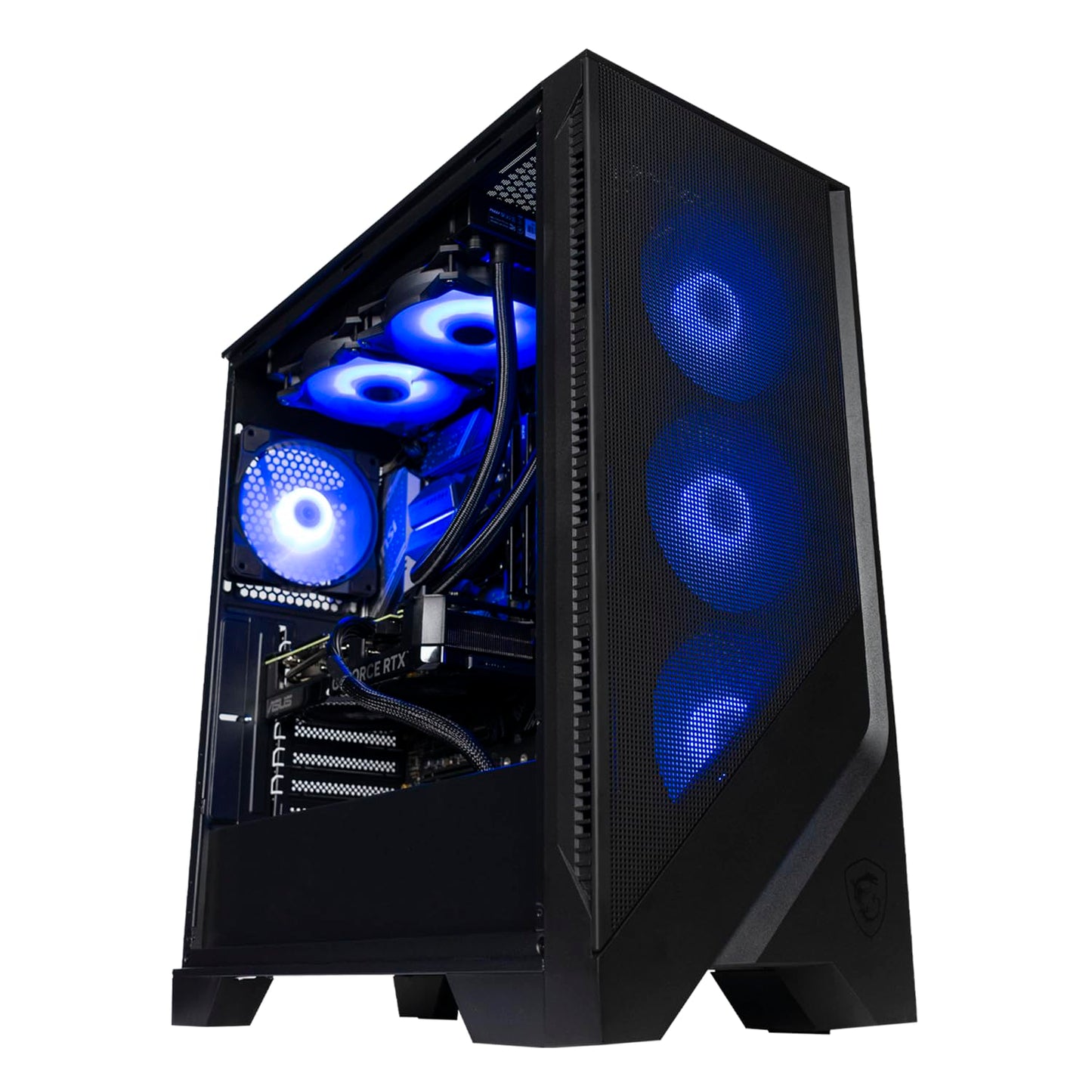 BREUNOR Avalon - Ordinateur de Bureau Gaming i7 12700F 12 cœurs jusqu'à 4,90 GHz, RTX 4060Ti 8Go, RAM 32Go DDR4 3600MHz, SSD NVMe 1000Go, Watercooling CPU 240mm, Windows 11 Pro, Pc Gamer i7