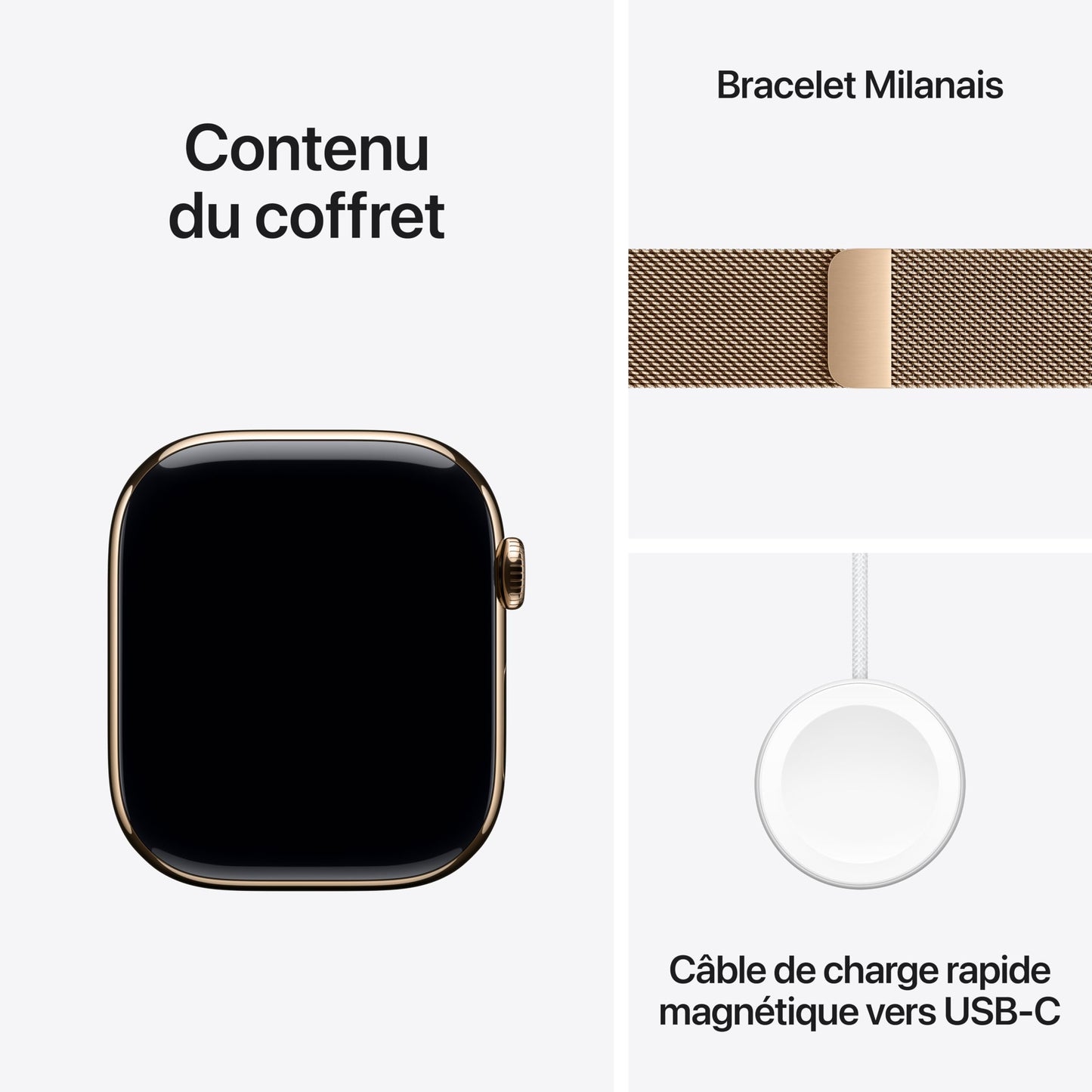 Apple Watch Series 10 (46 mm GPS + Cellular) Montre connectée avec Boîtier en Titane Naturel et Bracelet Sport Gris minéral (S/M). Suivi de l’activité Physique, app ECG, écran Retina Toujours activé