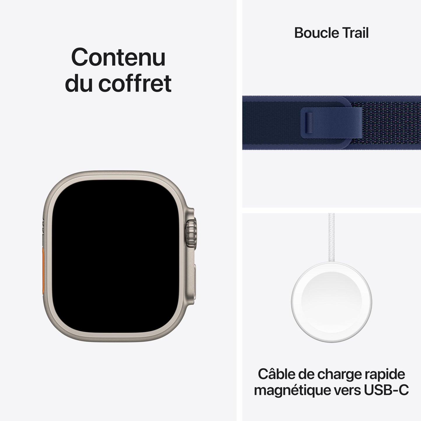 Apple Watch Ultra 2 (49 mm GPS + Cellular) Montre de Sport connectée avec Boîtier en Titane Naturel et Bracelet Milanais Titane Naturel (Medium). Suivi de l’activité, Neutre en Carbone