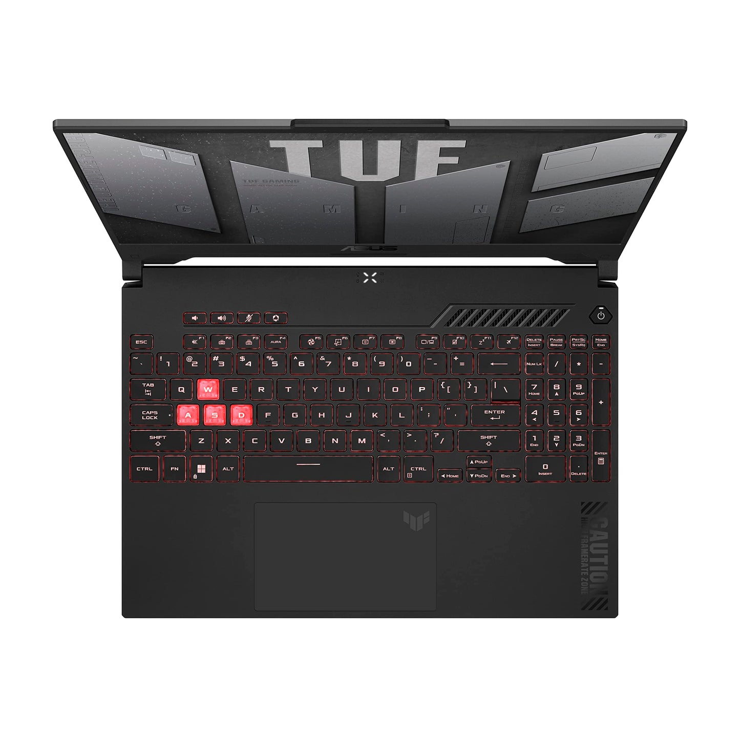 Asus TUF Gaming A17-TUF707NVR-HX014W 17.3" Pouces FHD 144HZz PC Portable (AMD Ryzen 7 7435HS, 16 Go DDR5 5600Mhz, 512 Go SSD, NVIDIA GeForce RTX 4060 TGP140W, Windows 11 Home) - Clavier AZERTY