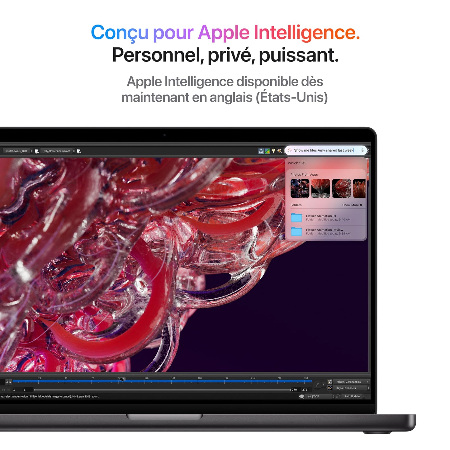 Apple MacBook Pro Ordinateur Portable avec Puce M4 Max, CPU 14 cœurs et GPU 20 cœurs : Conçu pour Apple Intelligence, Écran Liquid Retina XDR 16,2″, 24 Go de mémoire unifiée; 512Go SSD ; Argent