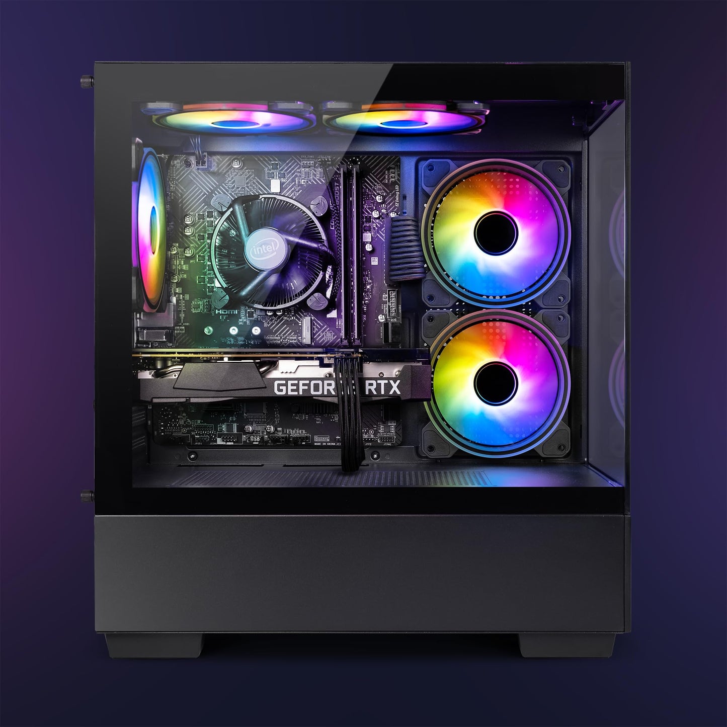 Vibox III-171 PC Gamer - 8 Core Intel i7 9700KF Processeur 4.8GHz - Nvidia RTX 4060 8Go - 16Go RAM - 1To SSD - Windows 11 - WiFi