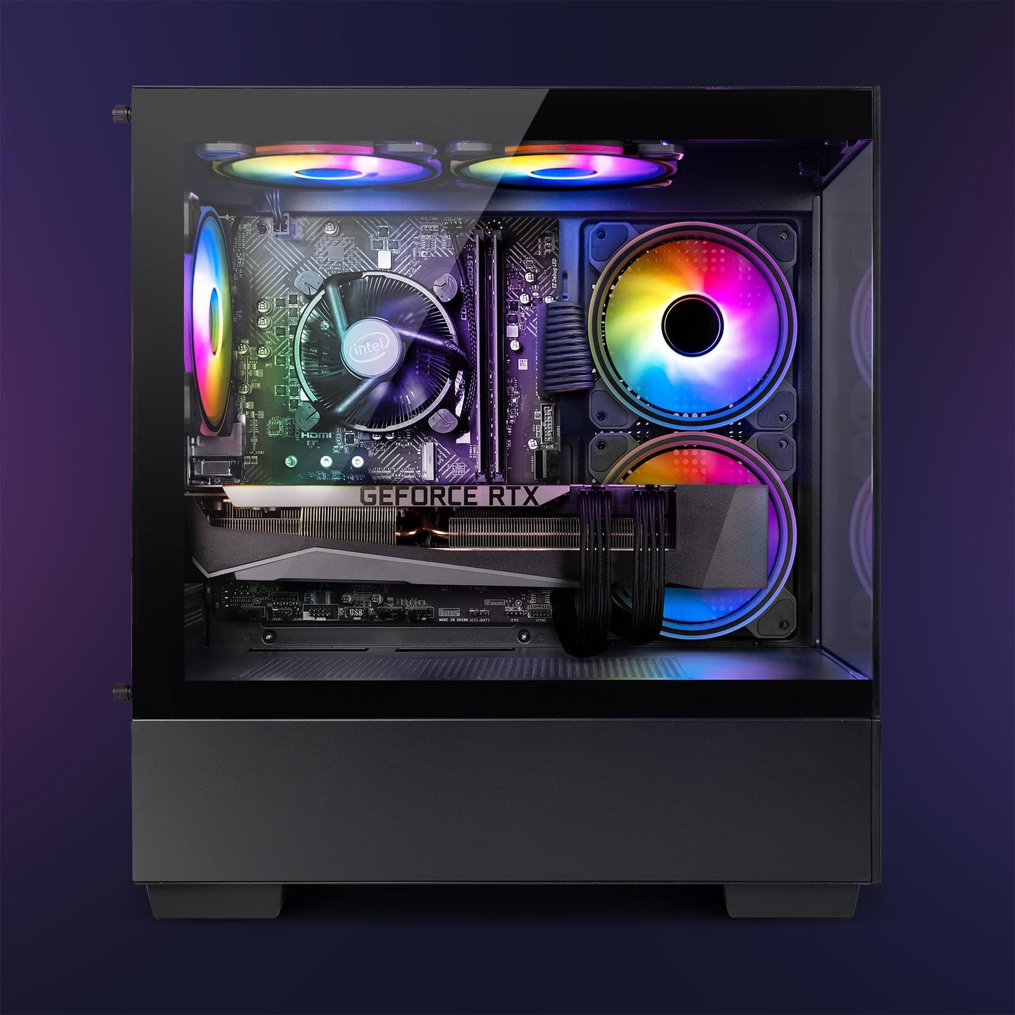 Vibox III-171 PC Gamer - 8 Core Intel i7 9700KF Processeur 4.8GHz - Nvidia RTX 4060 8Go - 16Go RAM - 1To SSD - Windows 11 - WiFi