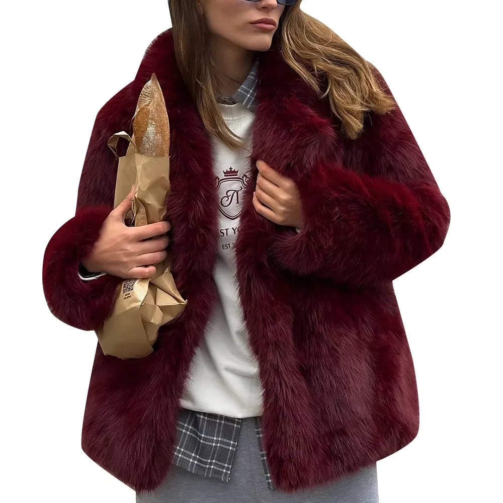 TWOTWINSTYLE Solid Temperament Jackets For Women Lapel Long Sleeve Patchwork Buttons Designer Coats Female Fashion Style Clothes