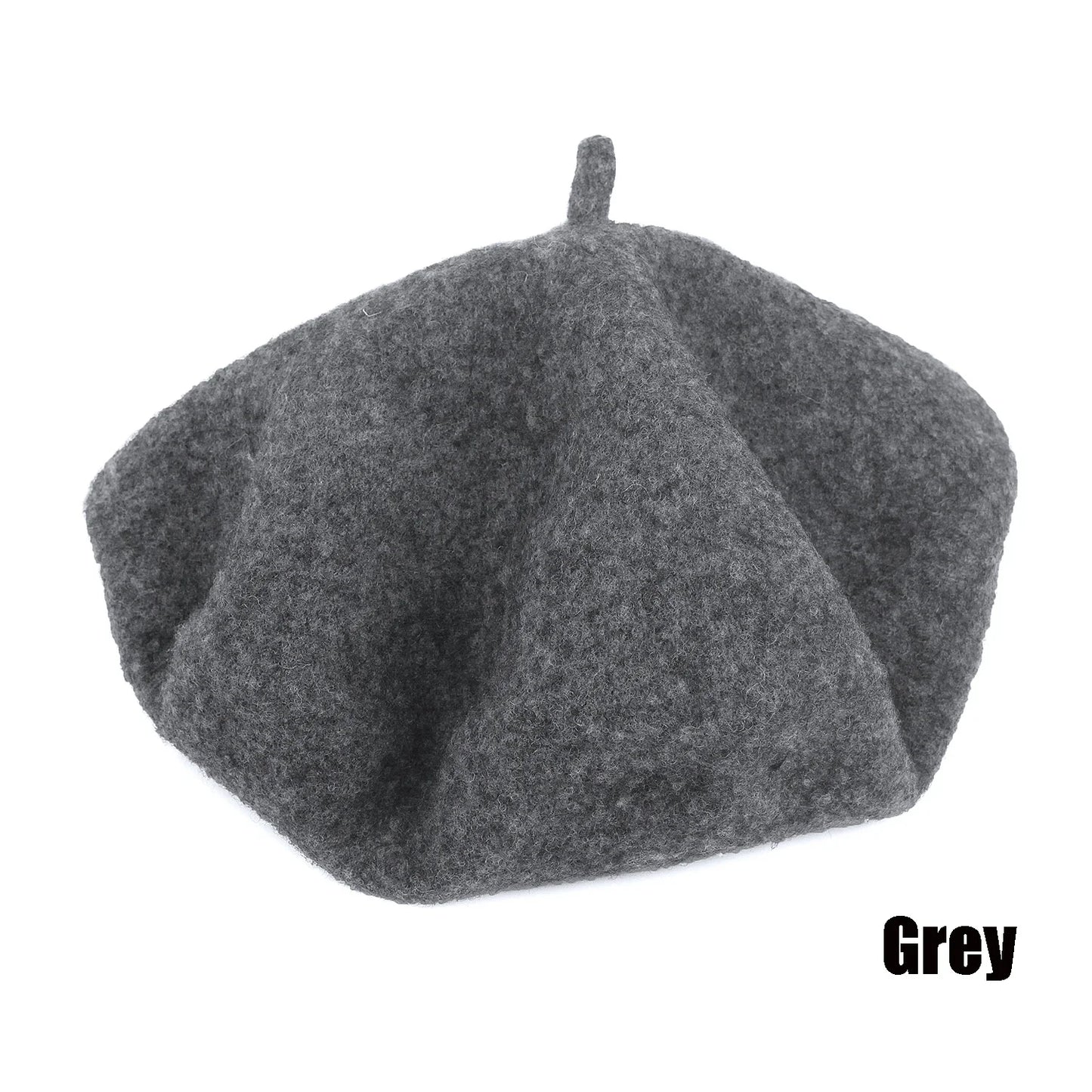 Vintage French Beret Cap for Women Autumn Winter Outdoor Berets Street Style Plain Cap Wool Warm Femme Girl's Beanie Hat Caps